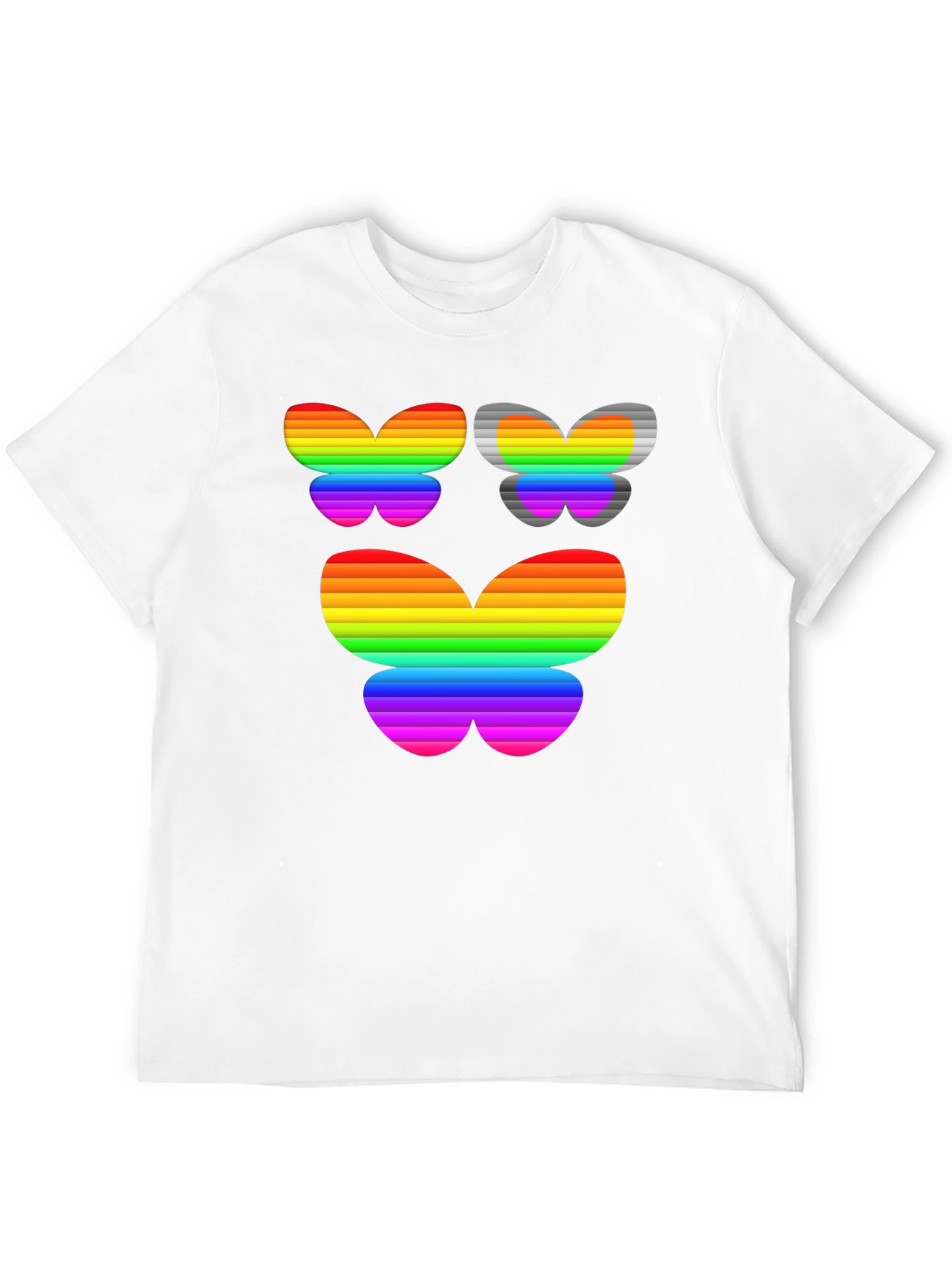Rainbow Butterfly Graphic Tee