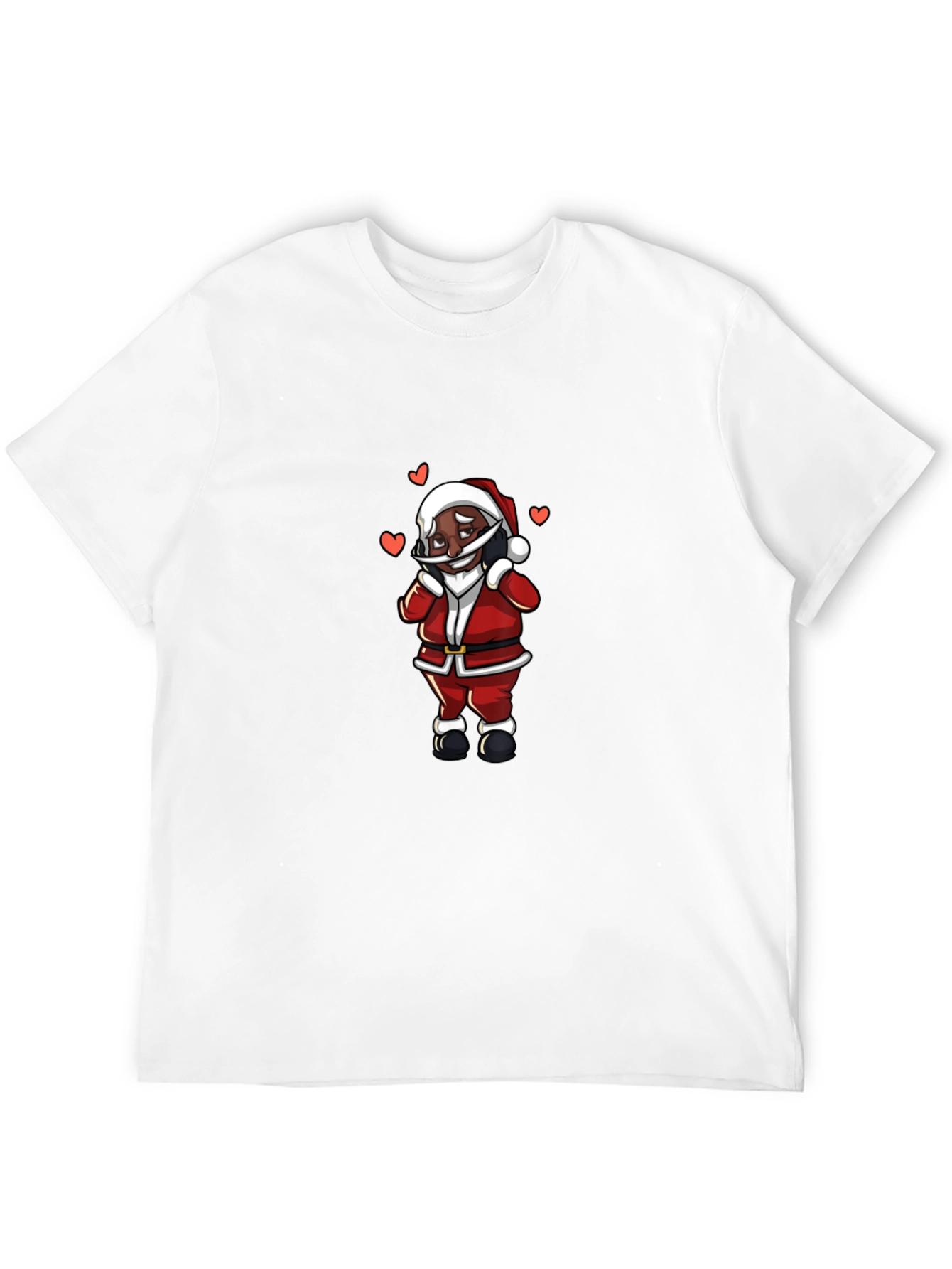 Santa Black T-Shirt - Holiday Edition