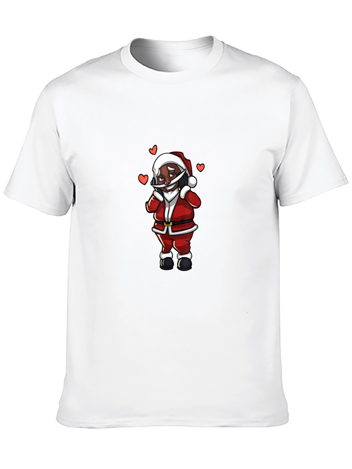 Santa Black T-Shirt - Holiday Edition