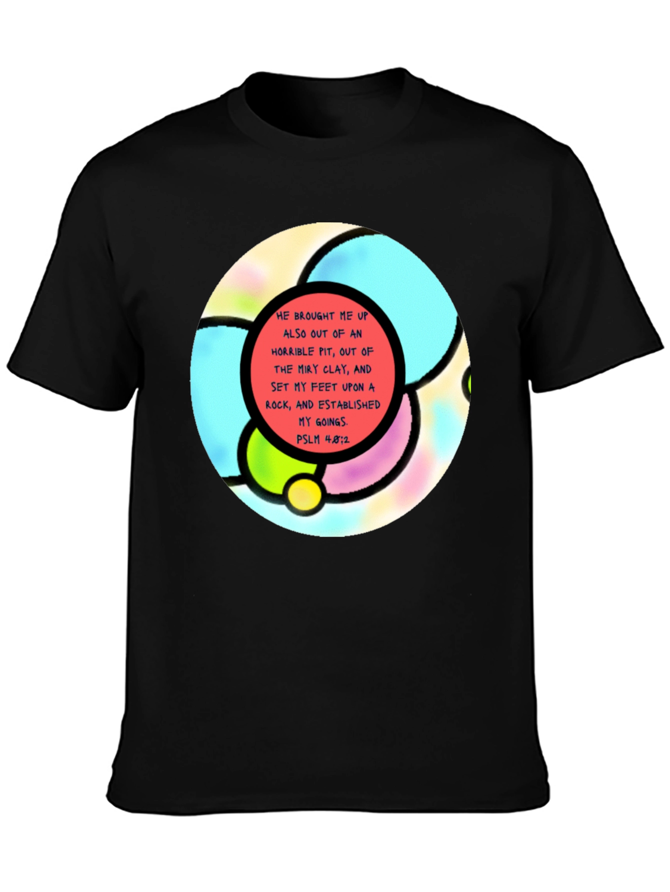 Faith-Inspired Tee: Psalm 48:2 Graphic