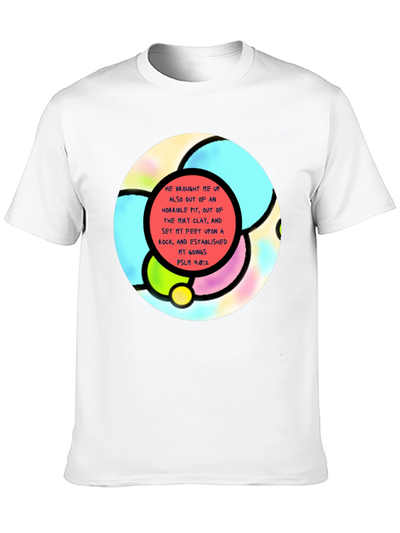 Faith-Inspired Tee: Psalm 48:2 Graphic