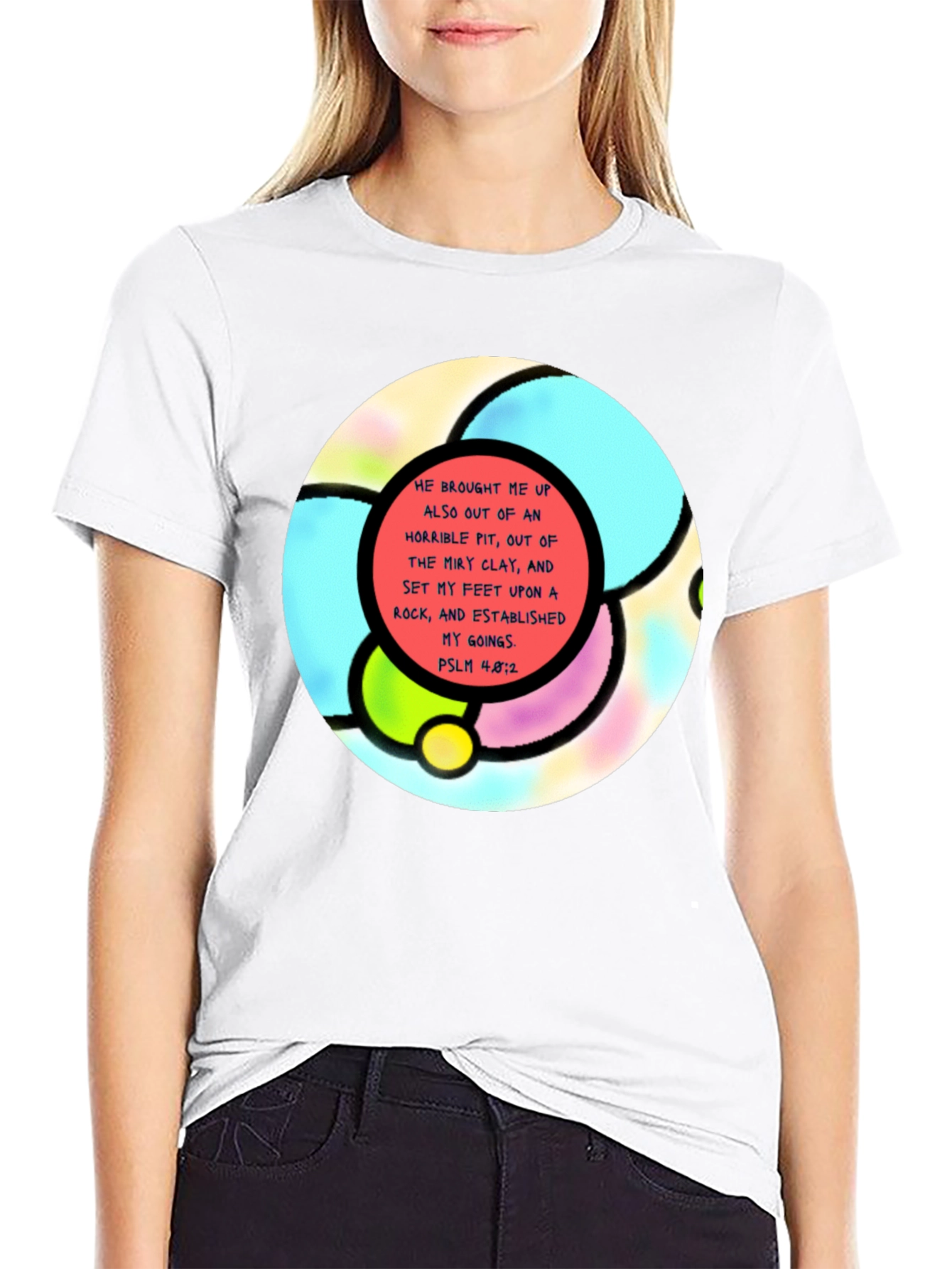 Faith-Inspired Tee: Psalm 48:2 Graphic