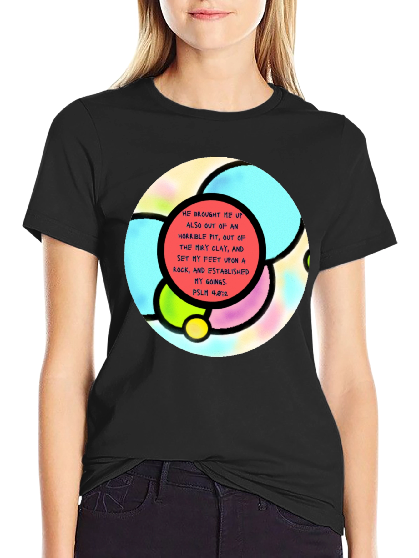 Faith-Inspired Tee: Psalm 48:2 Graphic