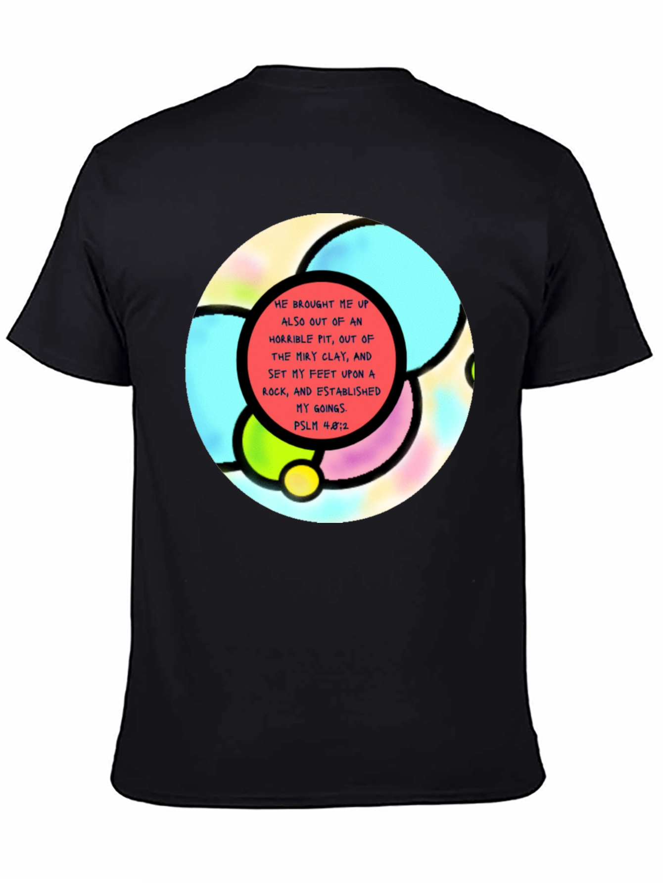 Faith-Inspired Tee: Psalm 48:2 Graphic