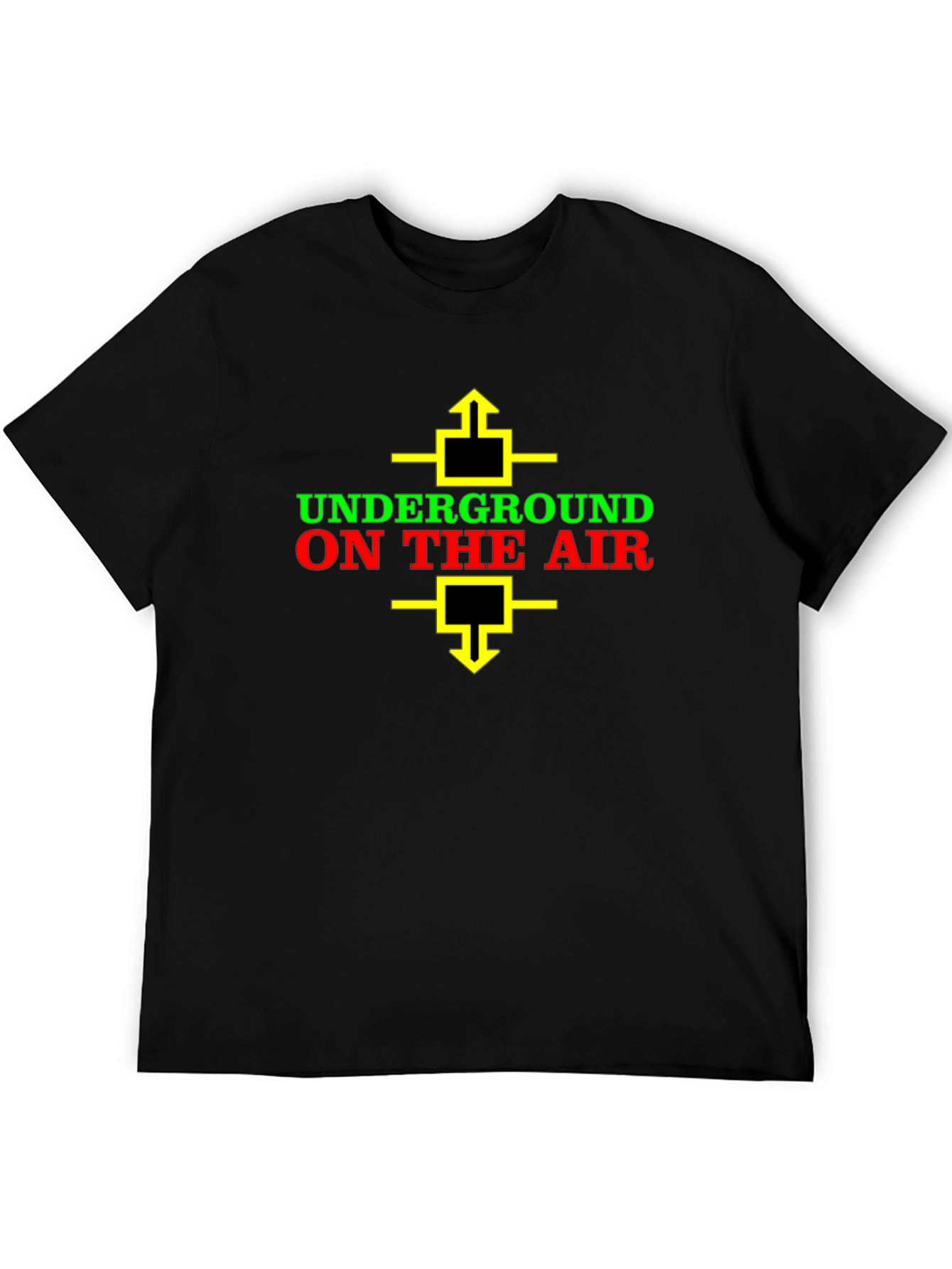 Underground on the Air Graphic Tee - Black