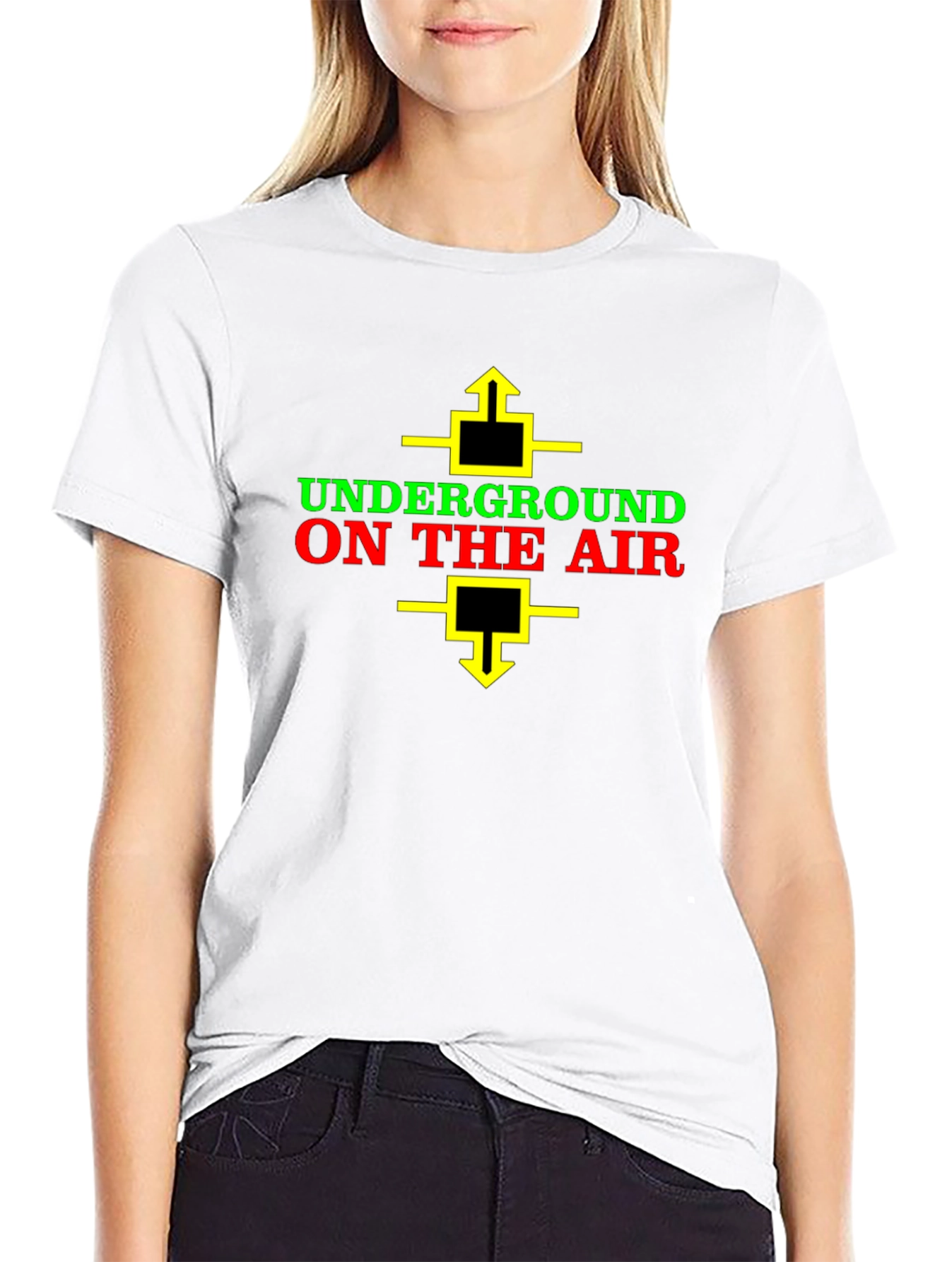 Underground on the Air Graphic Tee - Black