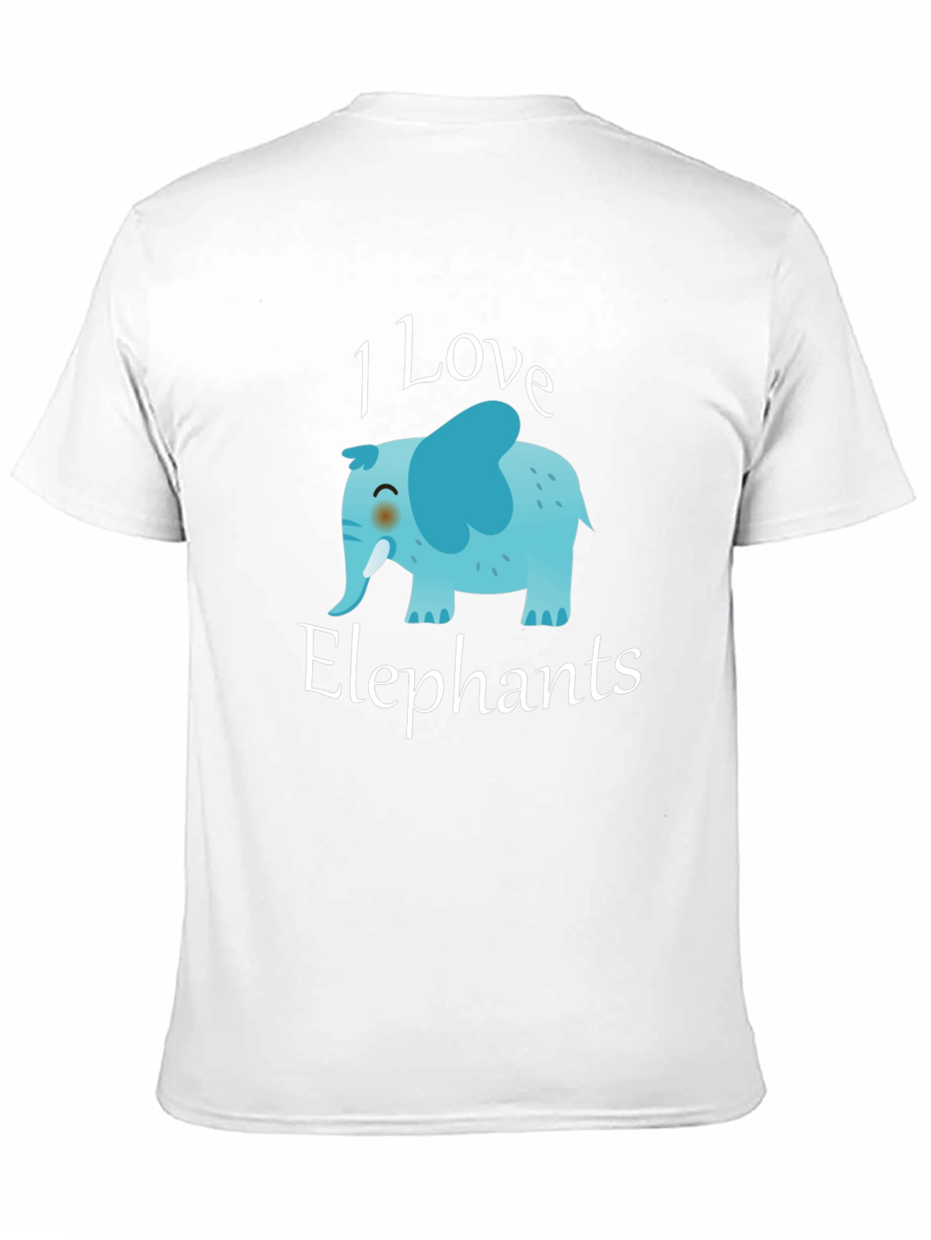 I Love Elephants Graphic T-Shirt