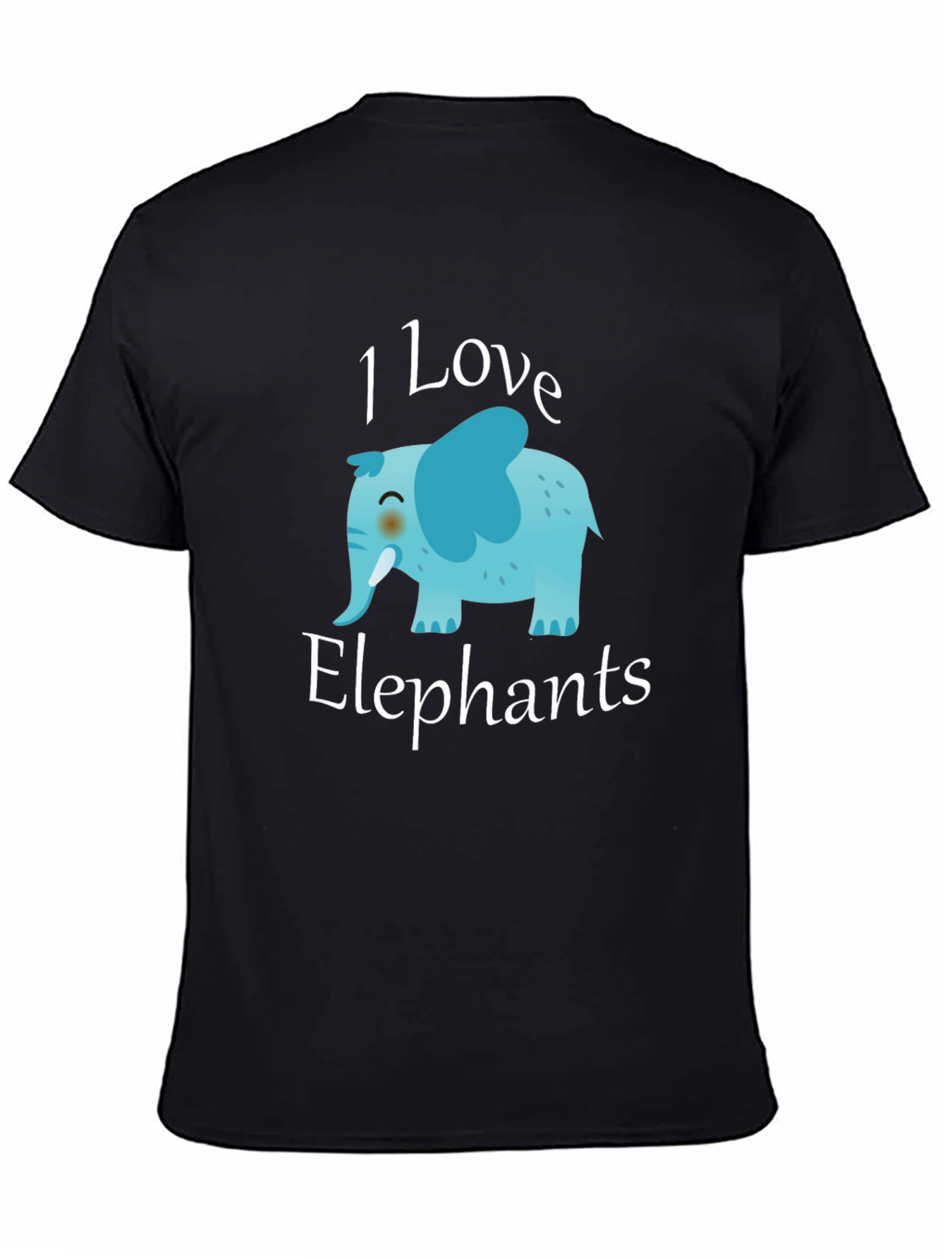 I Love Elephants Graphic T-Shirt