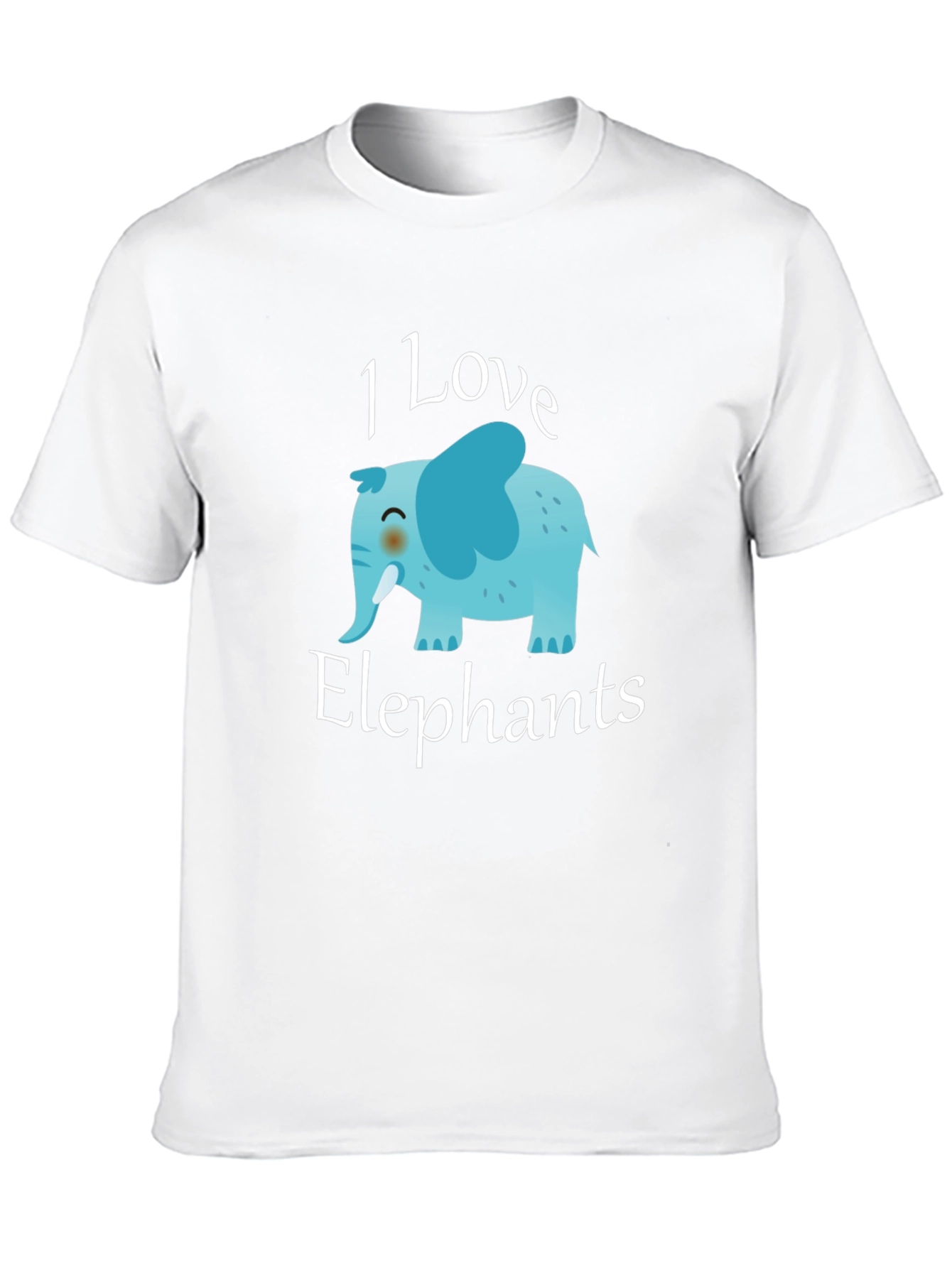 I Love Elephants Graphic T-Shirt