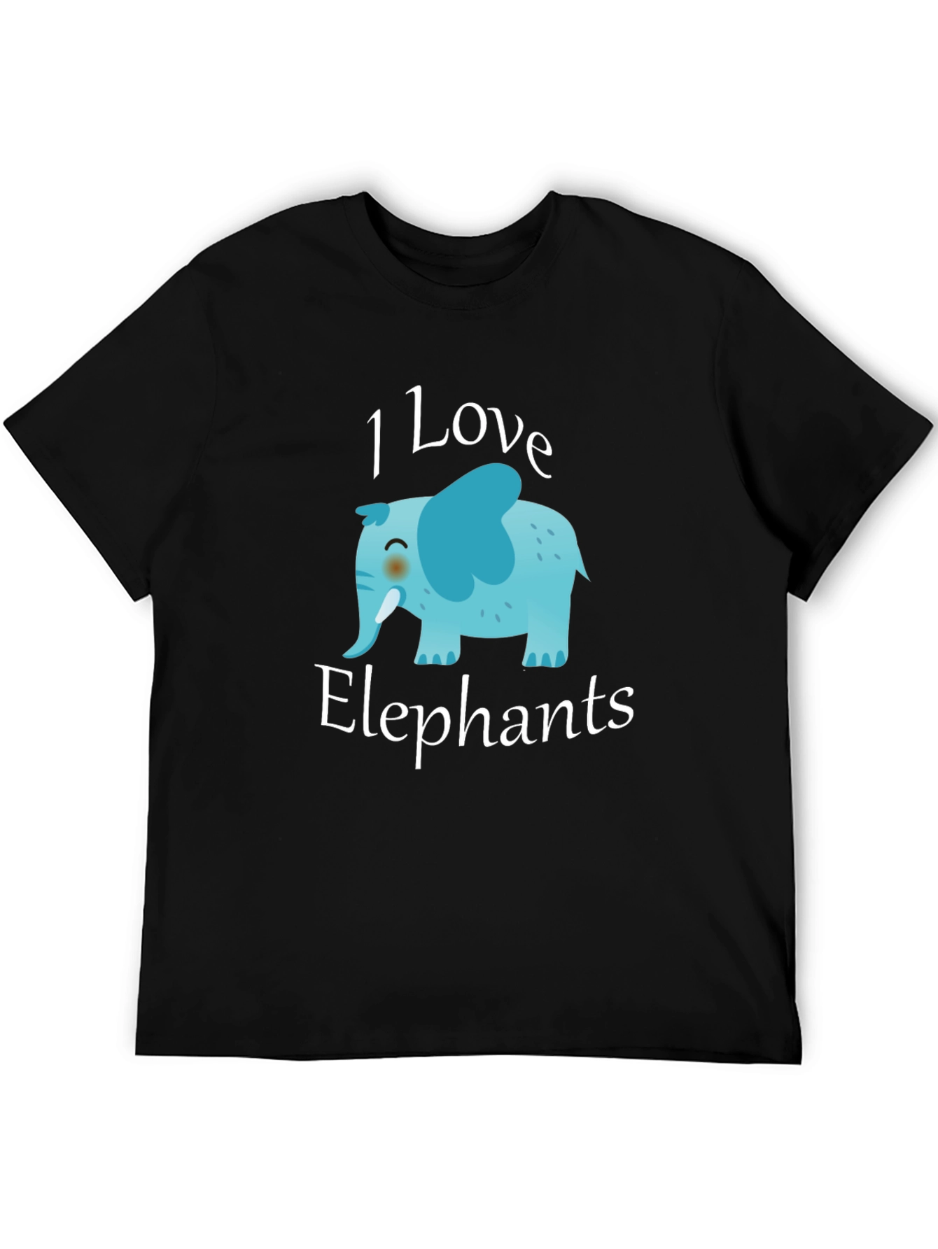 I Love Elephants Graphic T-Shirt