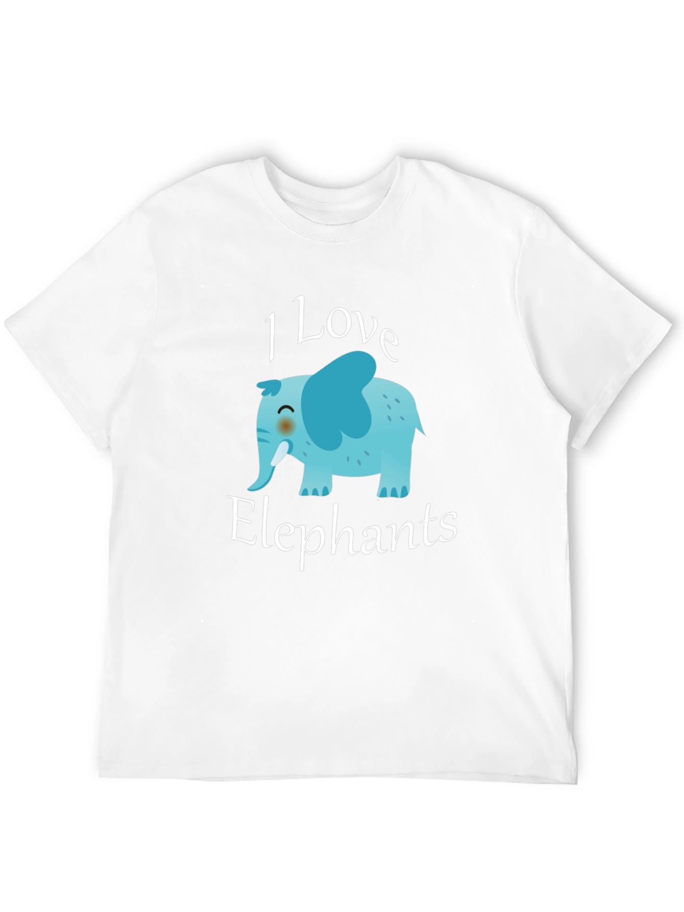 I Love Elephants Graphic T-Shirt