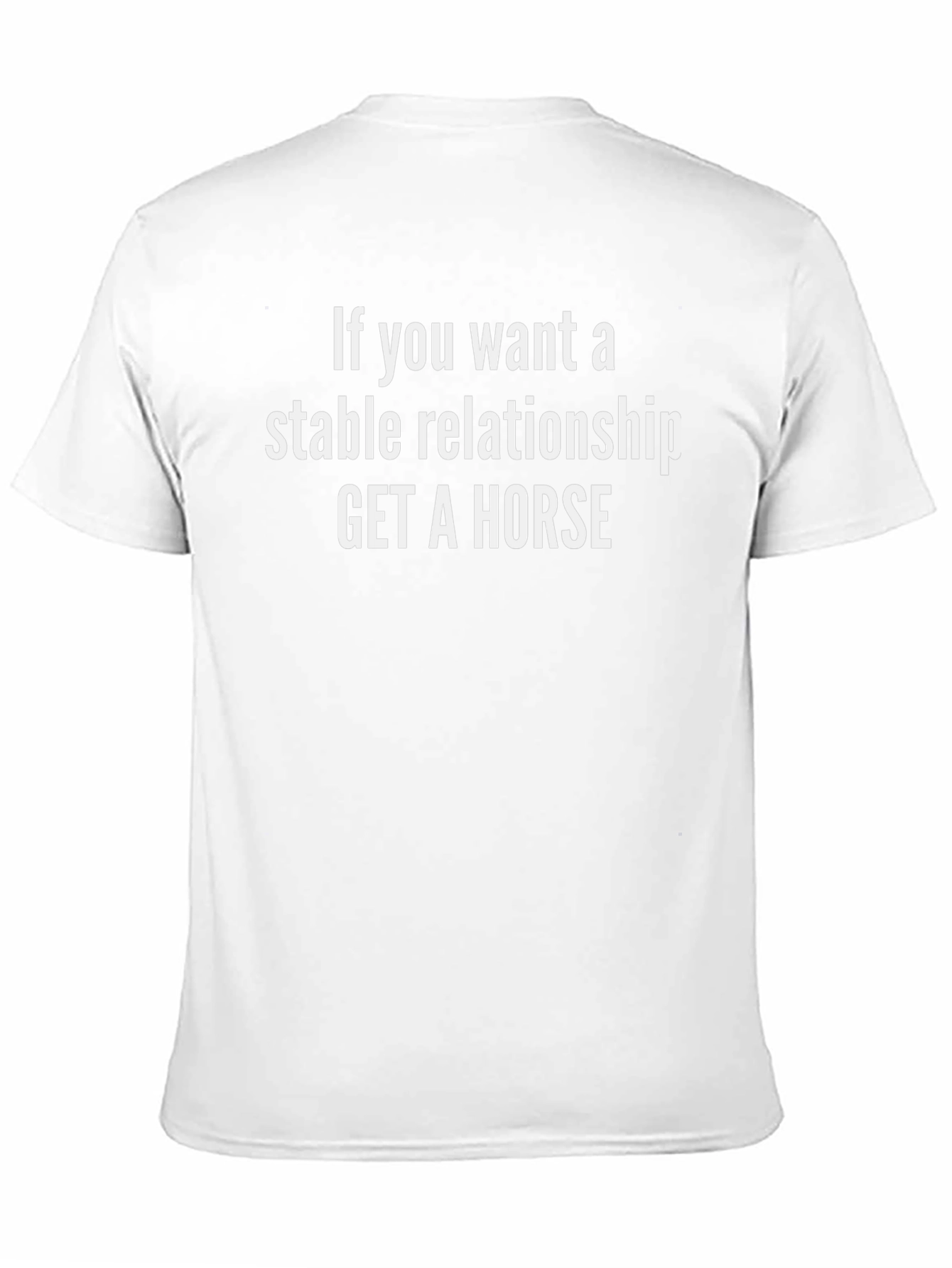 Stable Relationship Horse Graphic Tee - Mens