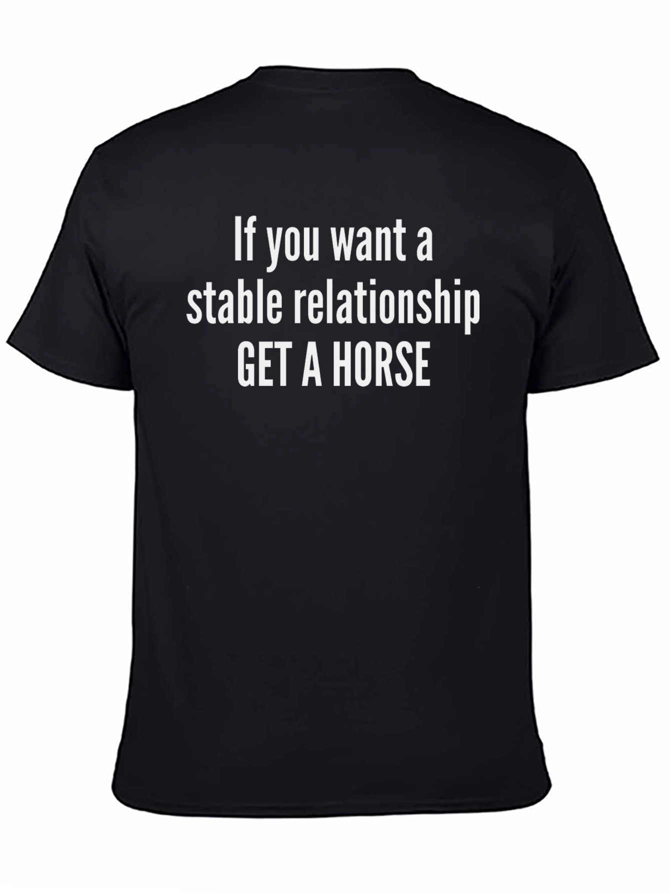 Stable Relationship Horse Graphic Tee - Mens