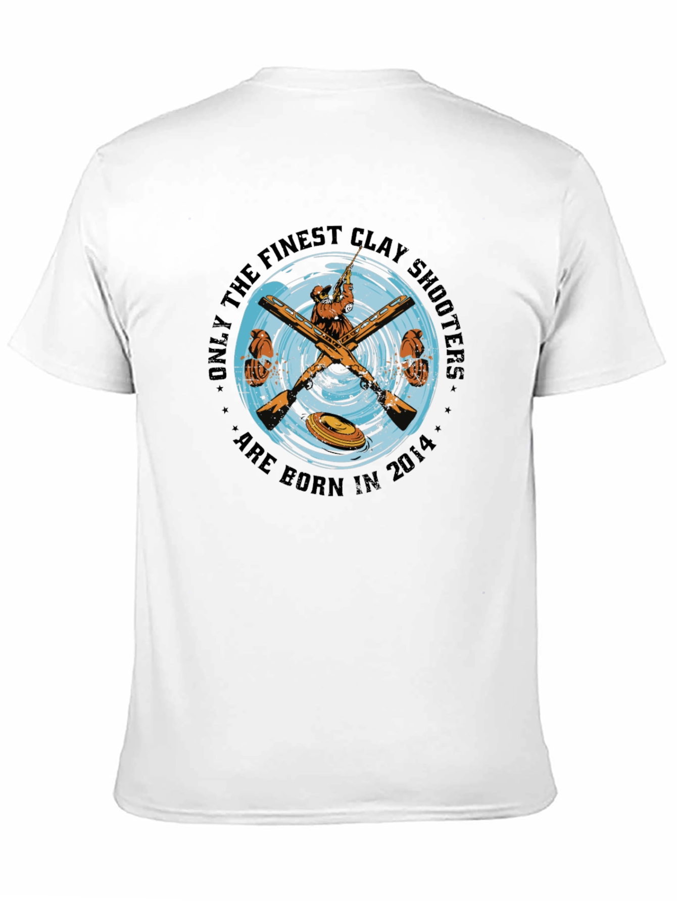 Clay Shooters Born in 2014 Black T-Shirt
