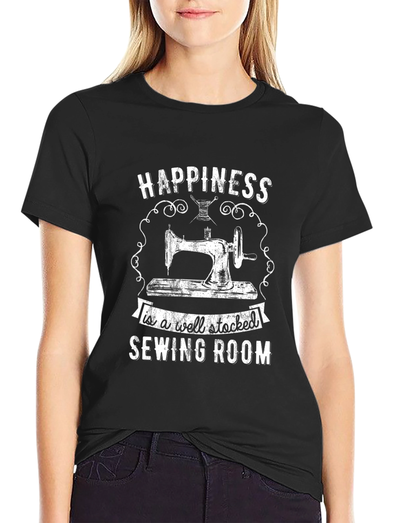 Happiness is a Well-Stocked Sewing Room T-Shirt