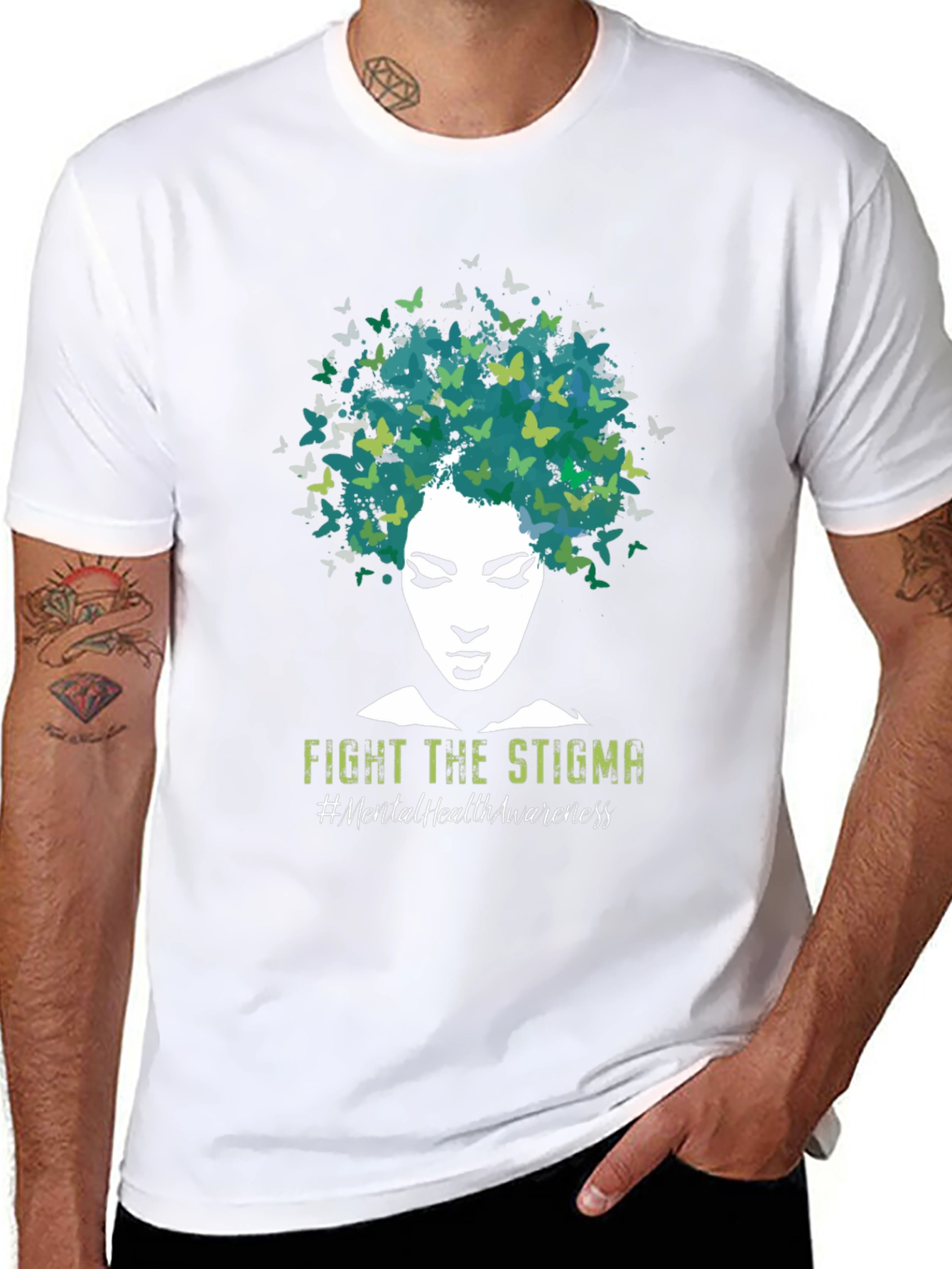 Fight the Stigma Mental Health Awareness T-Shirt