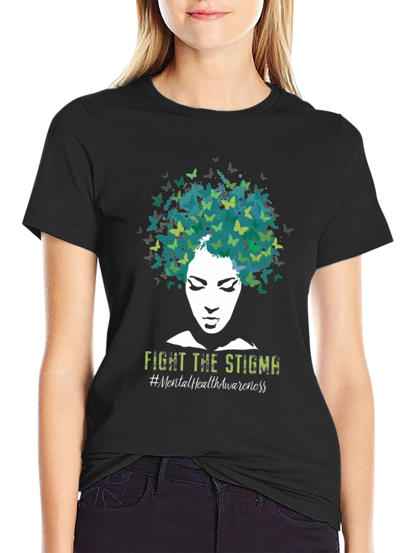 Fight the Stigma Mental Health Awareness T-Shirt