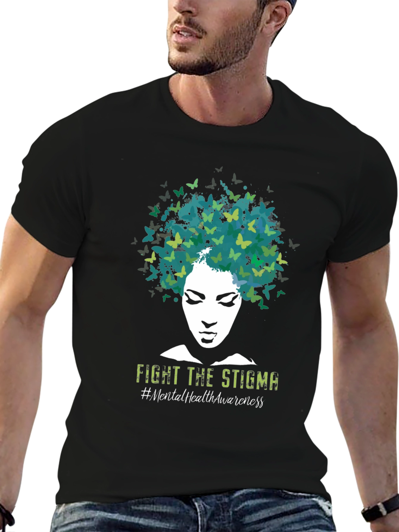 Fight the Stigma Mental Health Awareness T-Shirt