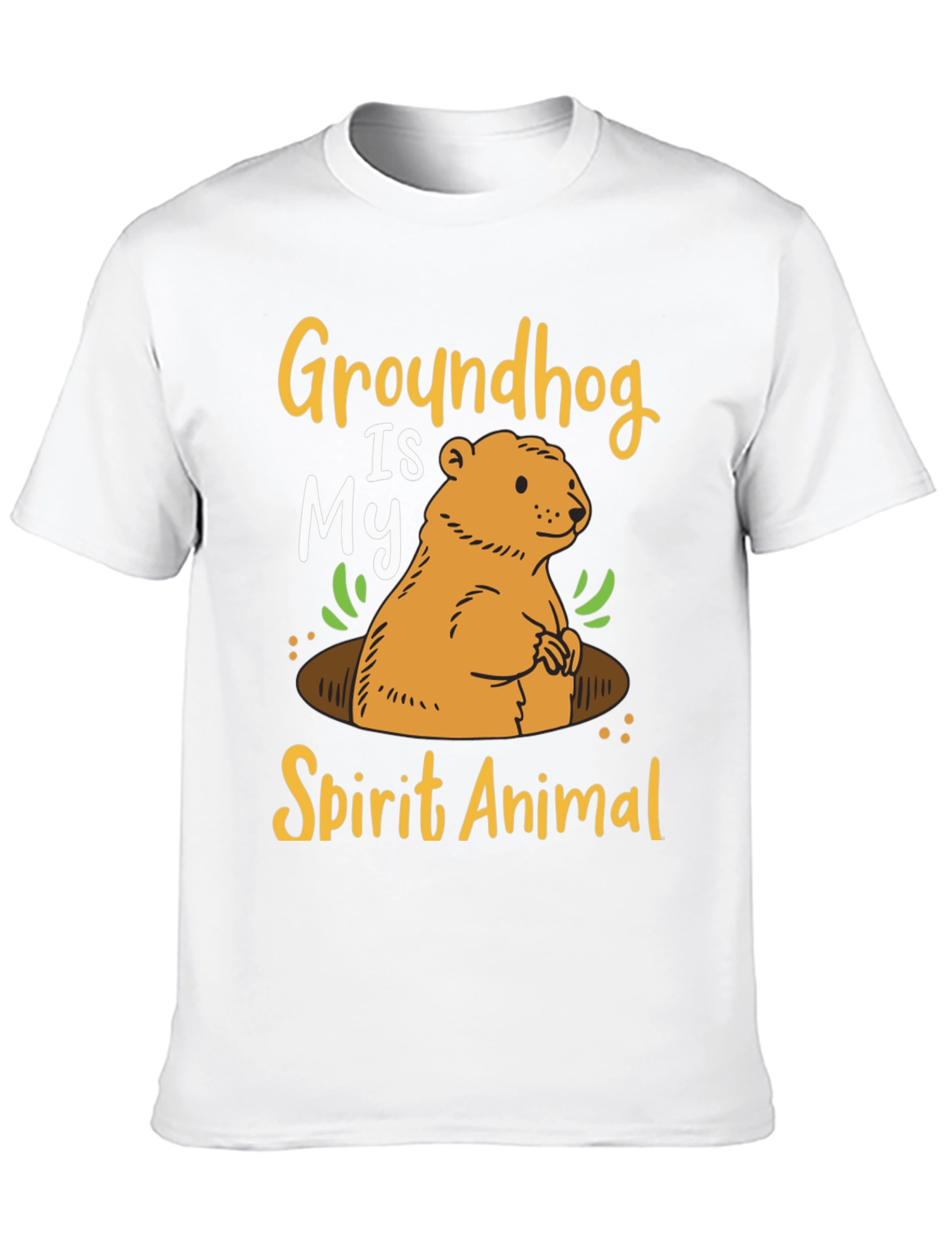 Groundhog Spirit Animal Graphic T-Shirt