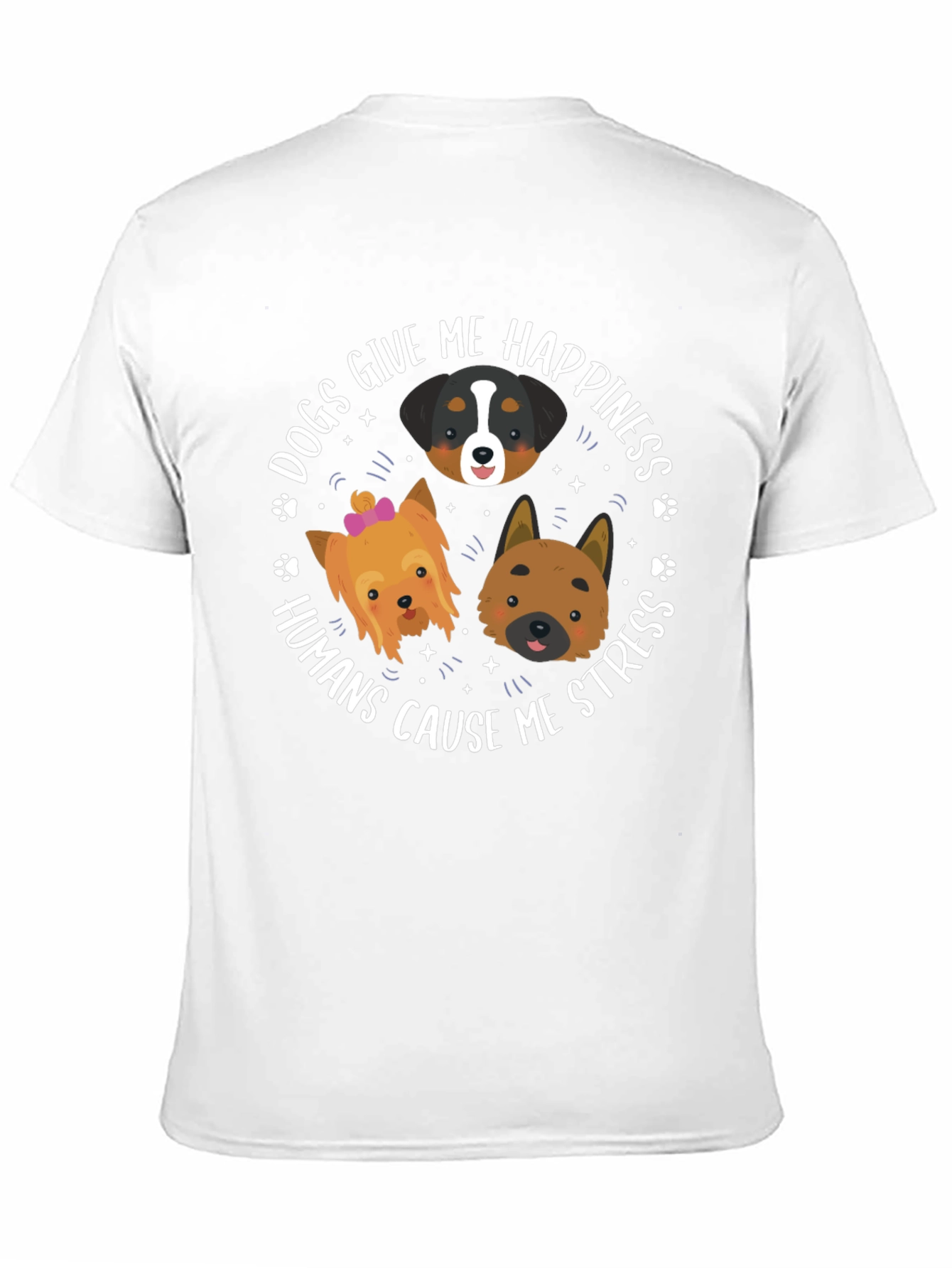 Dogs Give Me Happiness T-Shirt