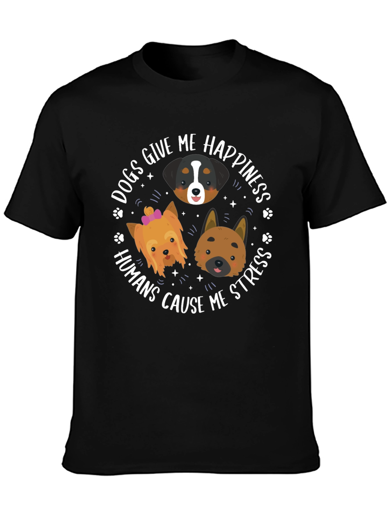 Dogs Give Me Happiness T-Shirt