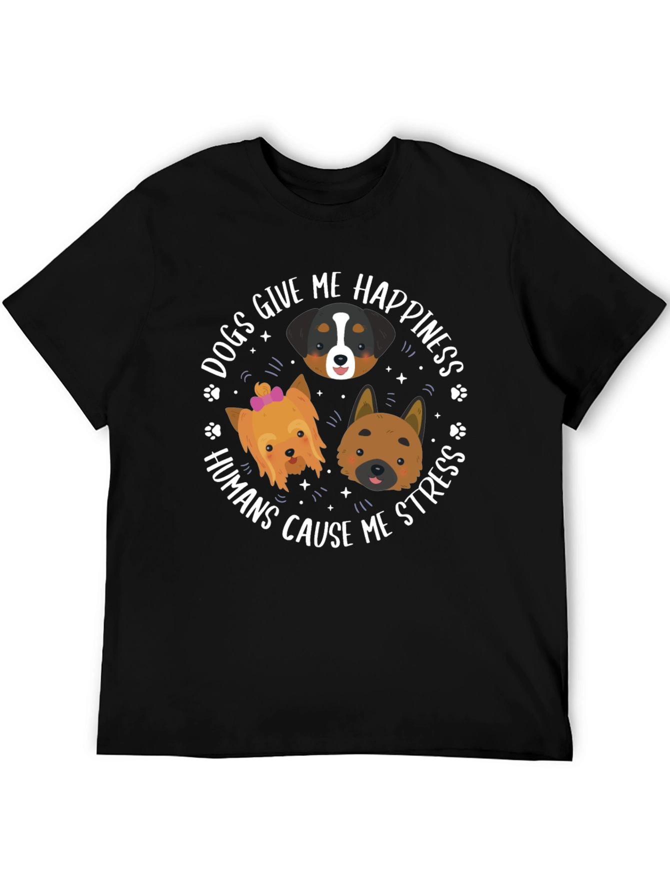 Dogs Give Me Happiness T-Shirt