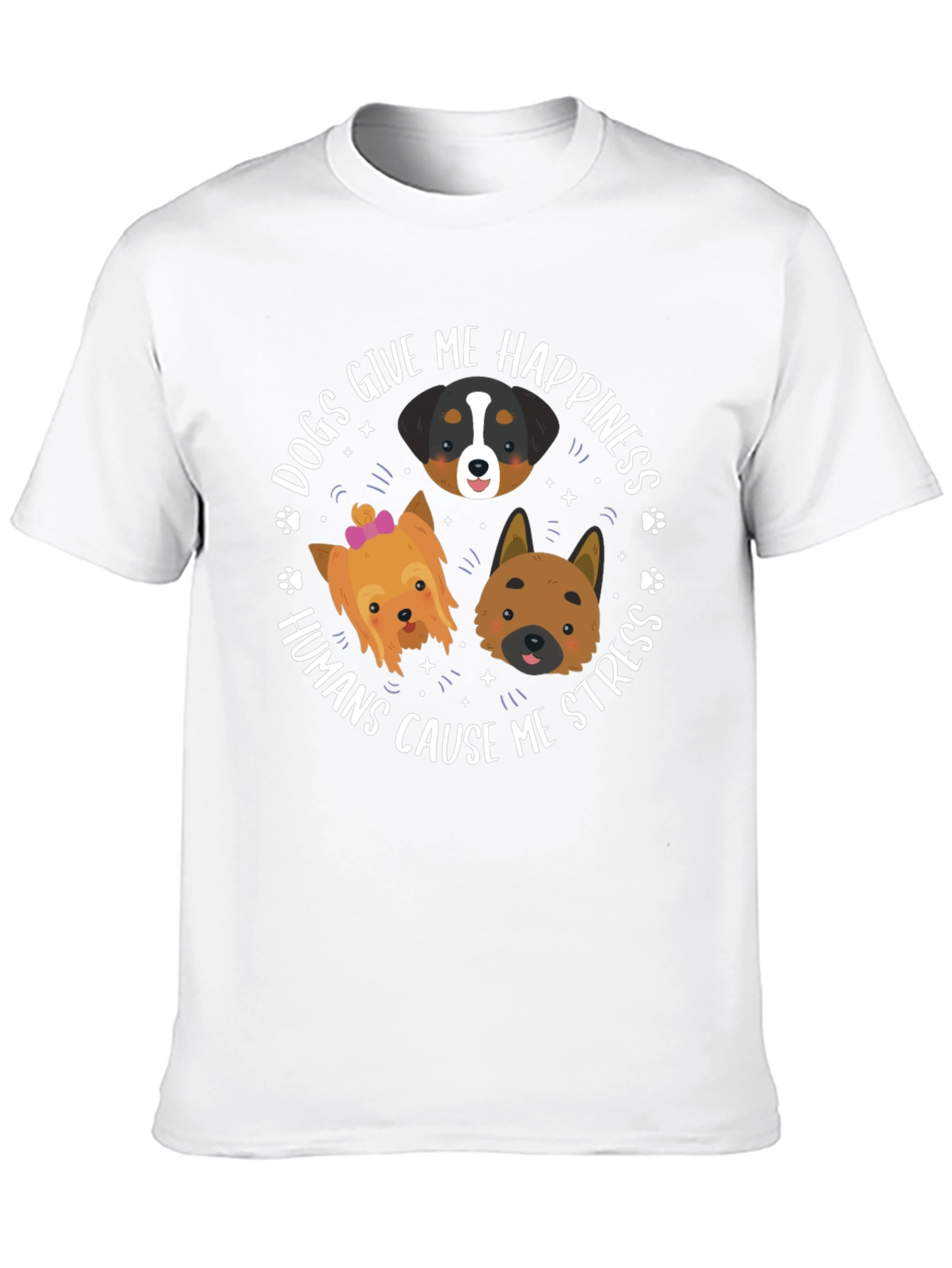 Dogs Give Me Happiness T-Shirt
