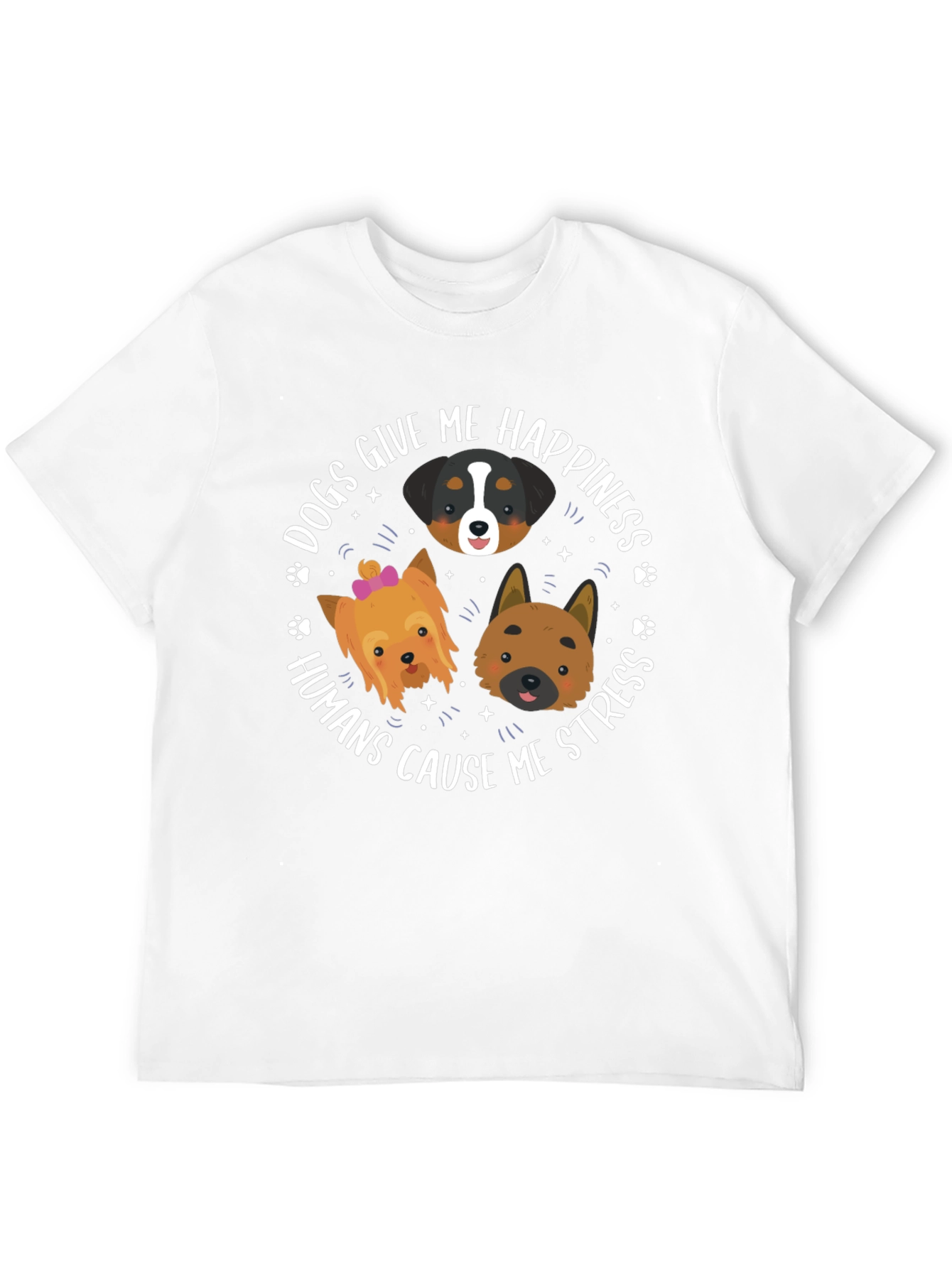 Dogs Give Me Happiness T-Shirt