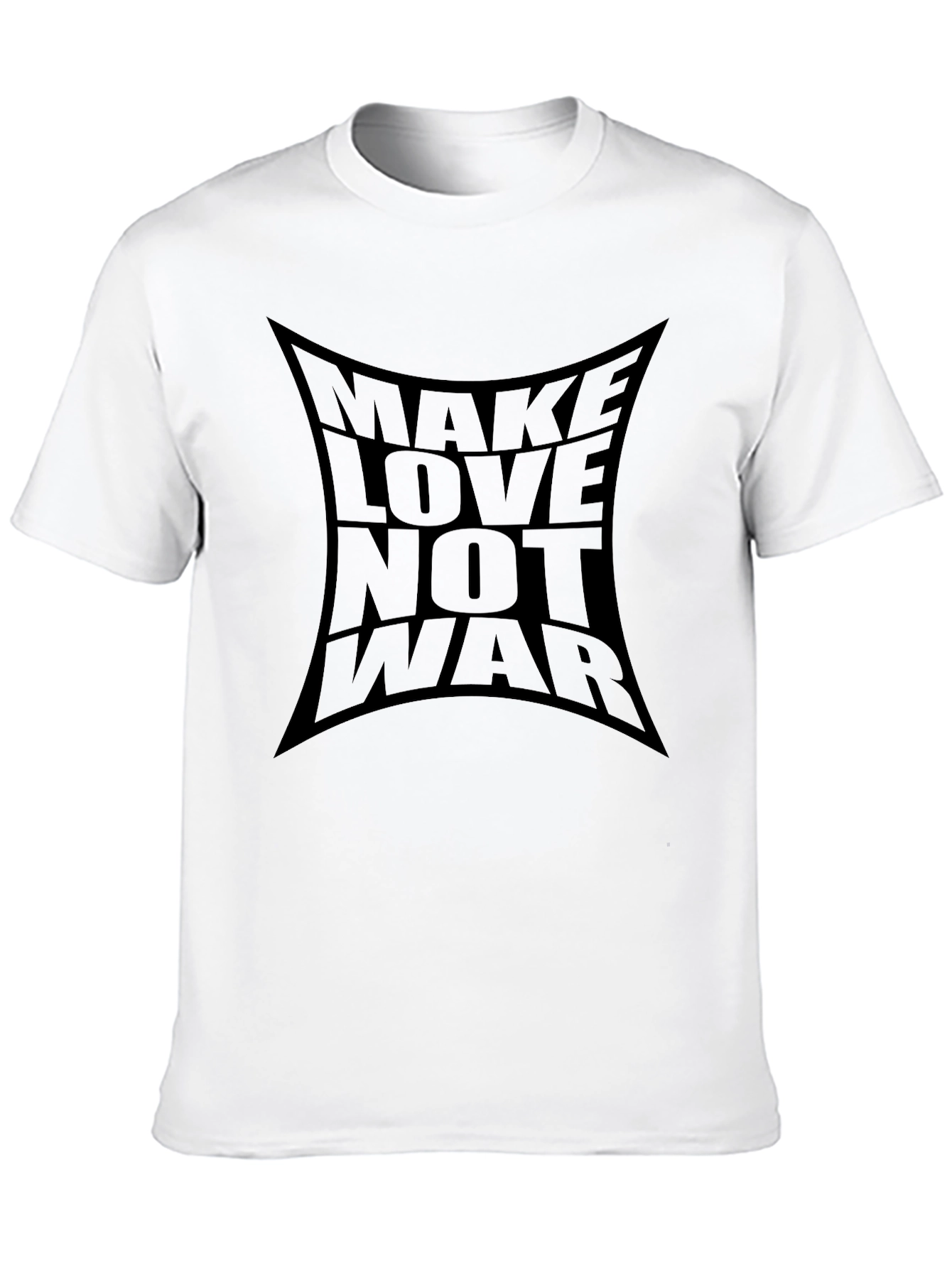 Make Love Not War Graphic Tee - Black T-Shirt