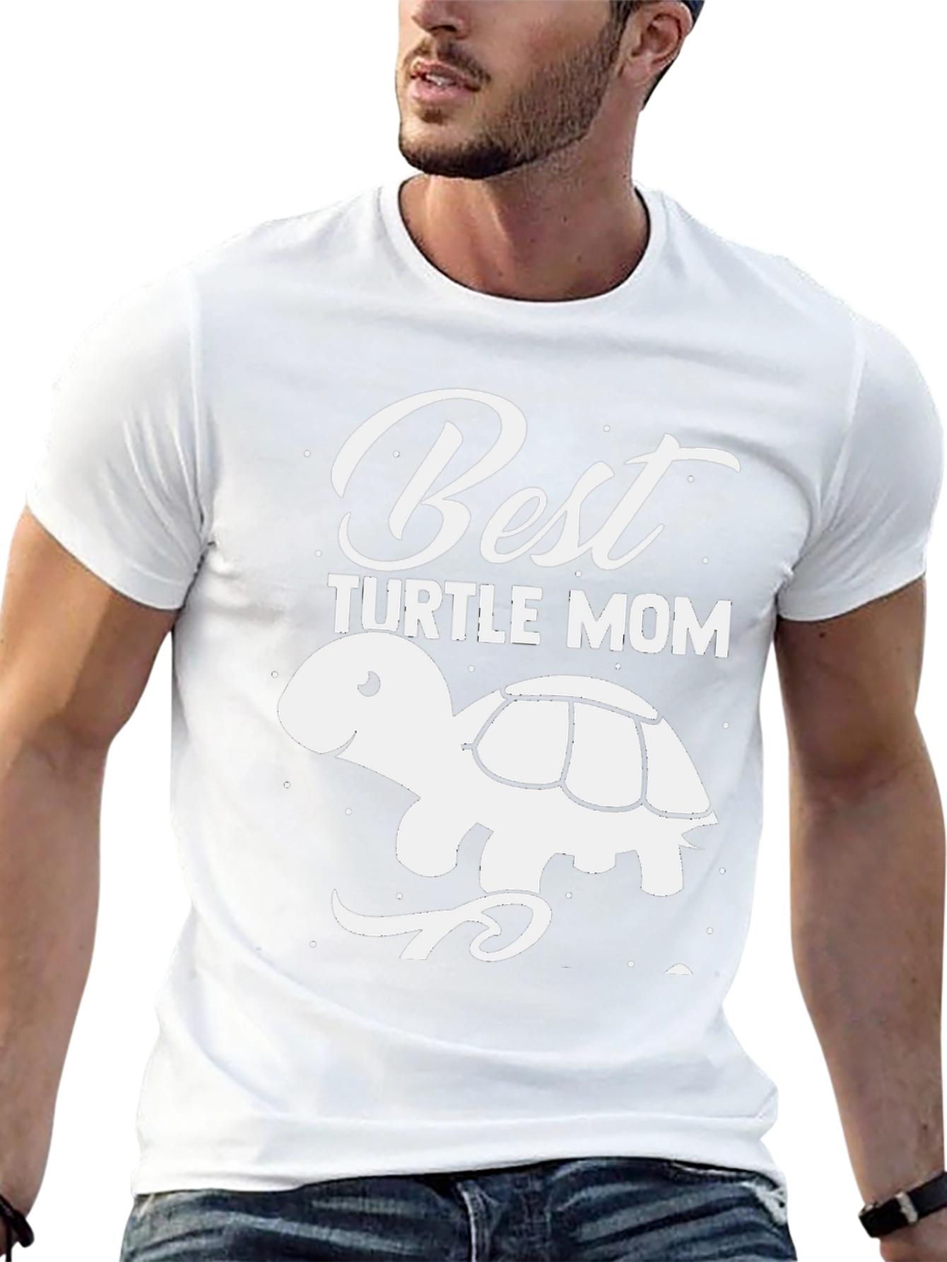 Best Turtle Mom T-Shirt - Cute Turtle Graphic Tee