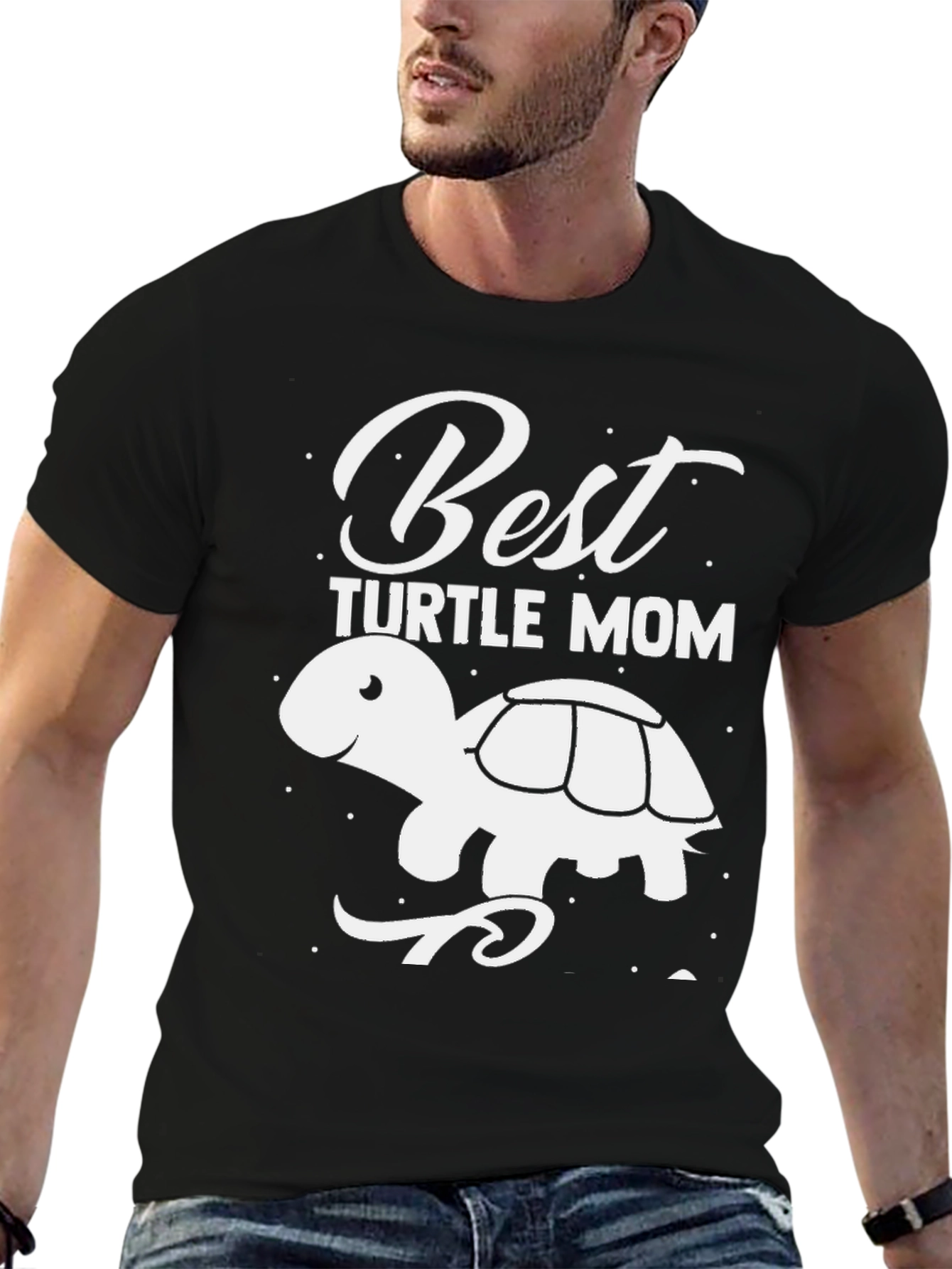 Best Turtle Mom T-Shirt - Cute Turtle Graphic Tee
