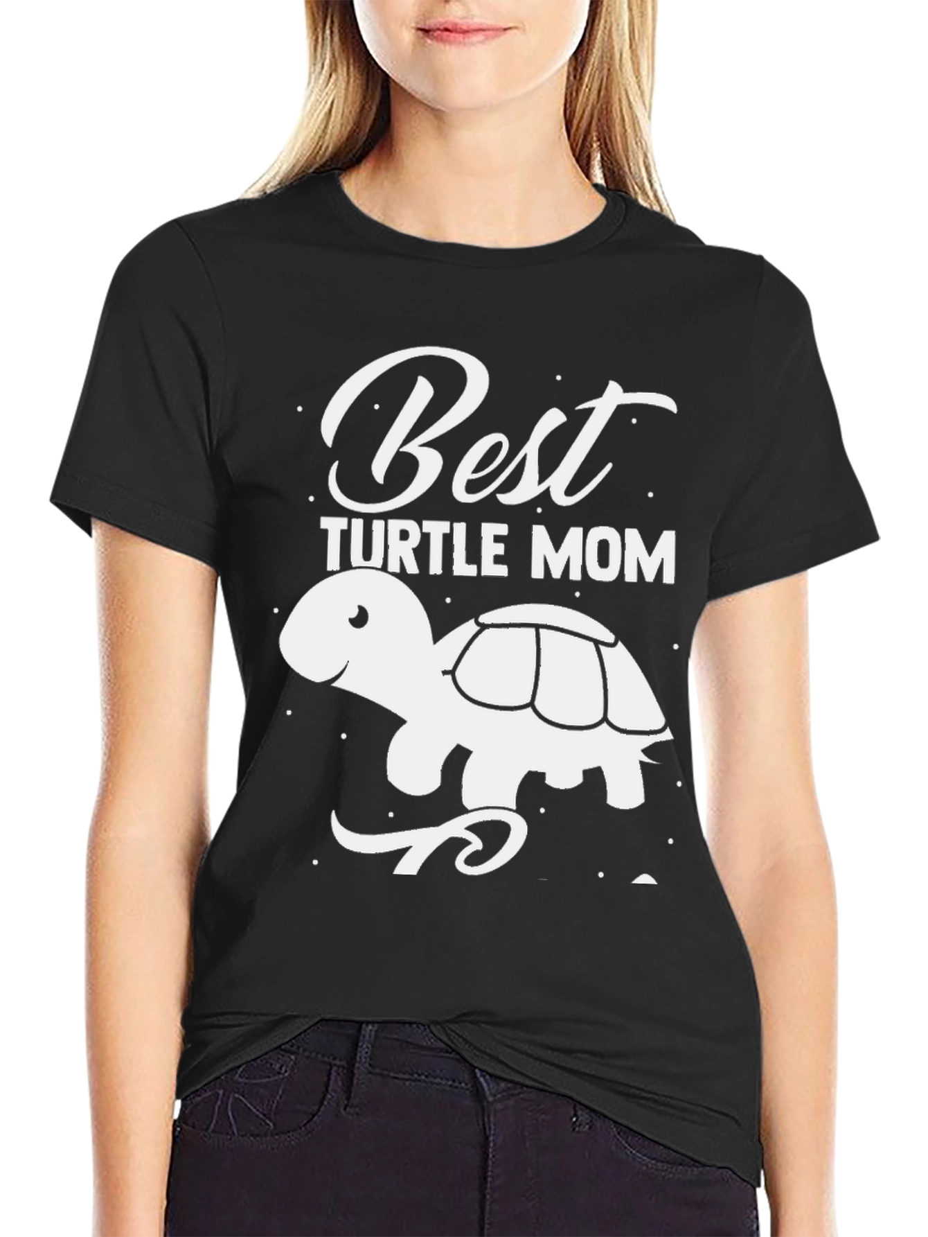 Best Turtle Mom T-Shirt - Cute Turtle Graphic Tee