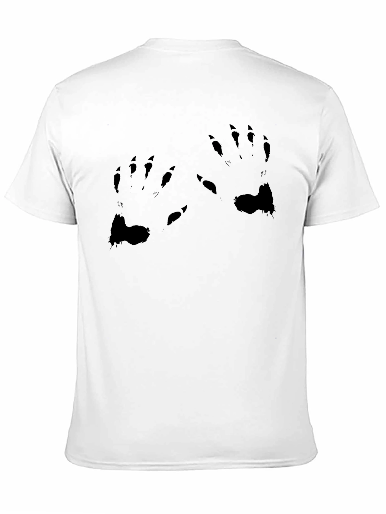 Black Graphic Tee - Monster Claw Print