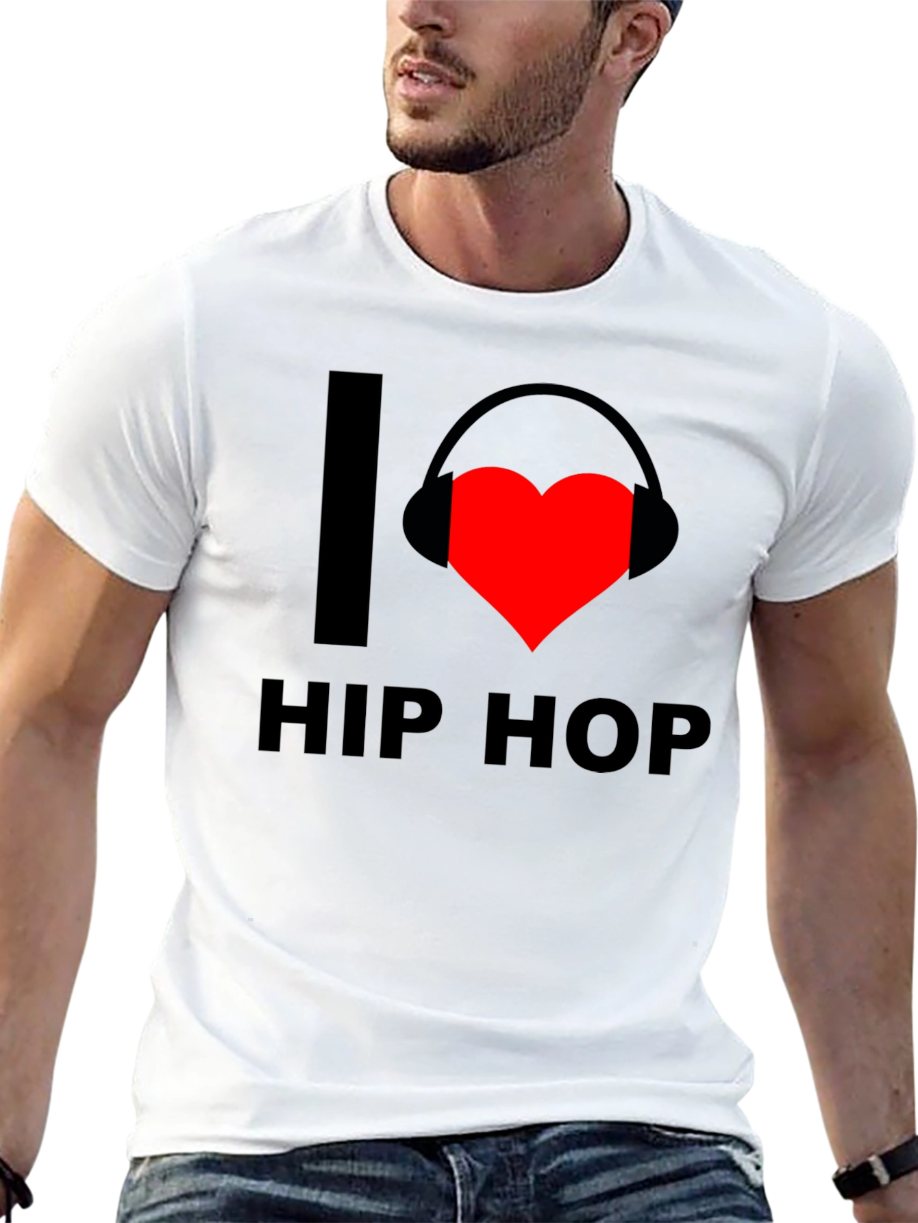 I Love Hip Hop Graphic T-Shirt