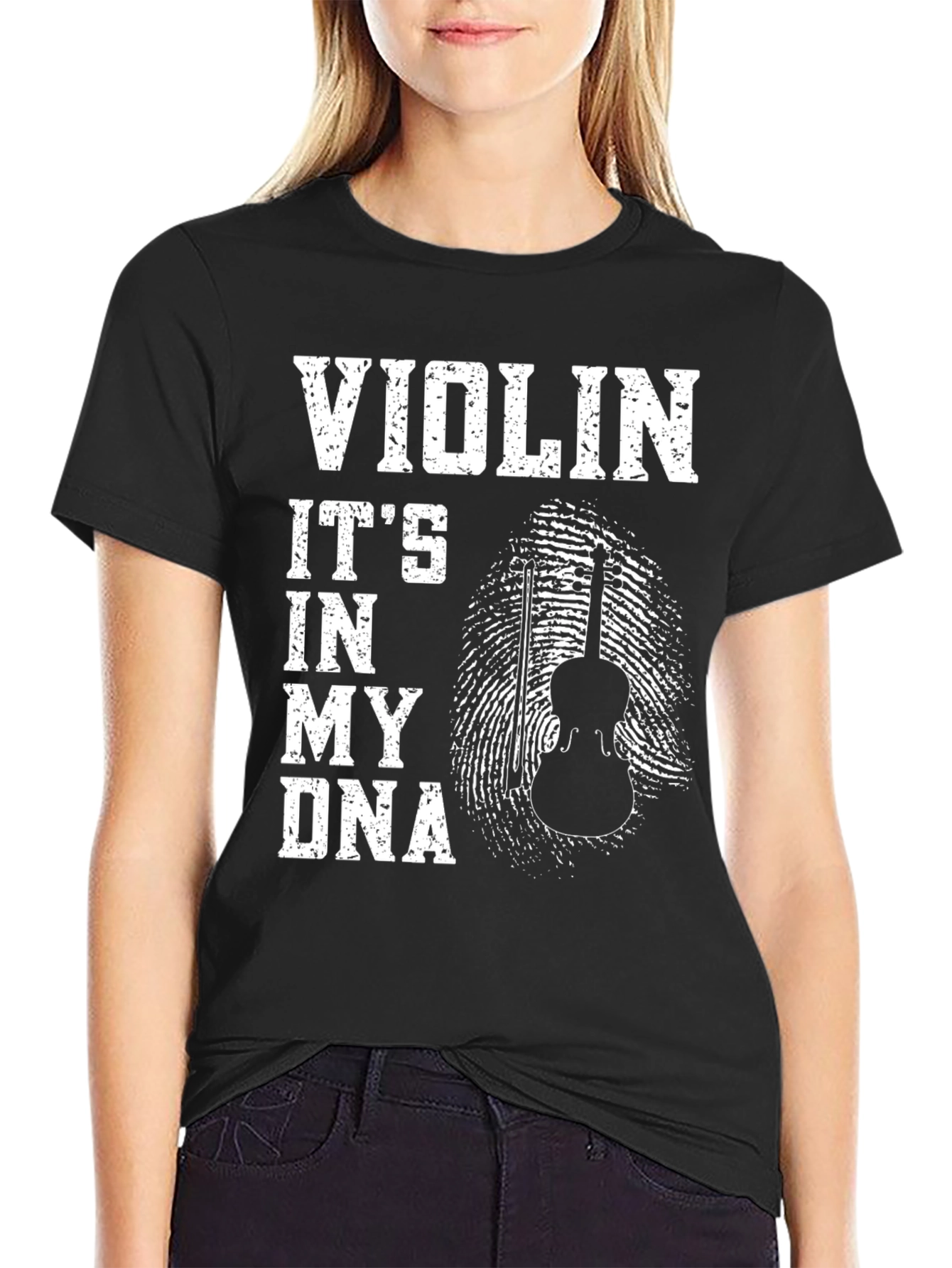 Violin DNA T-Shirt Musician Tee