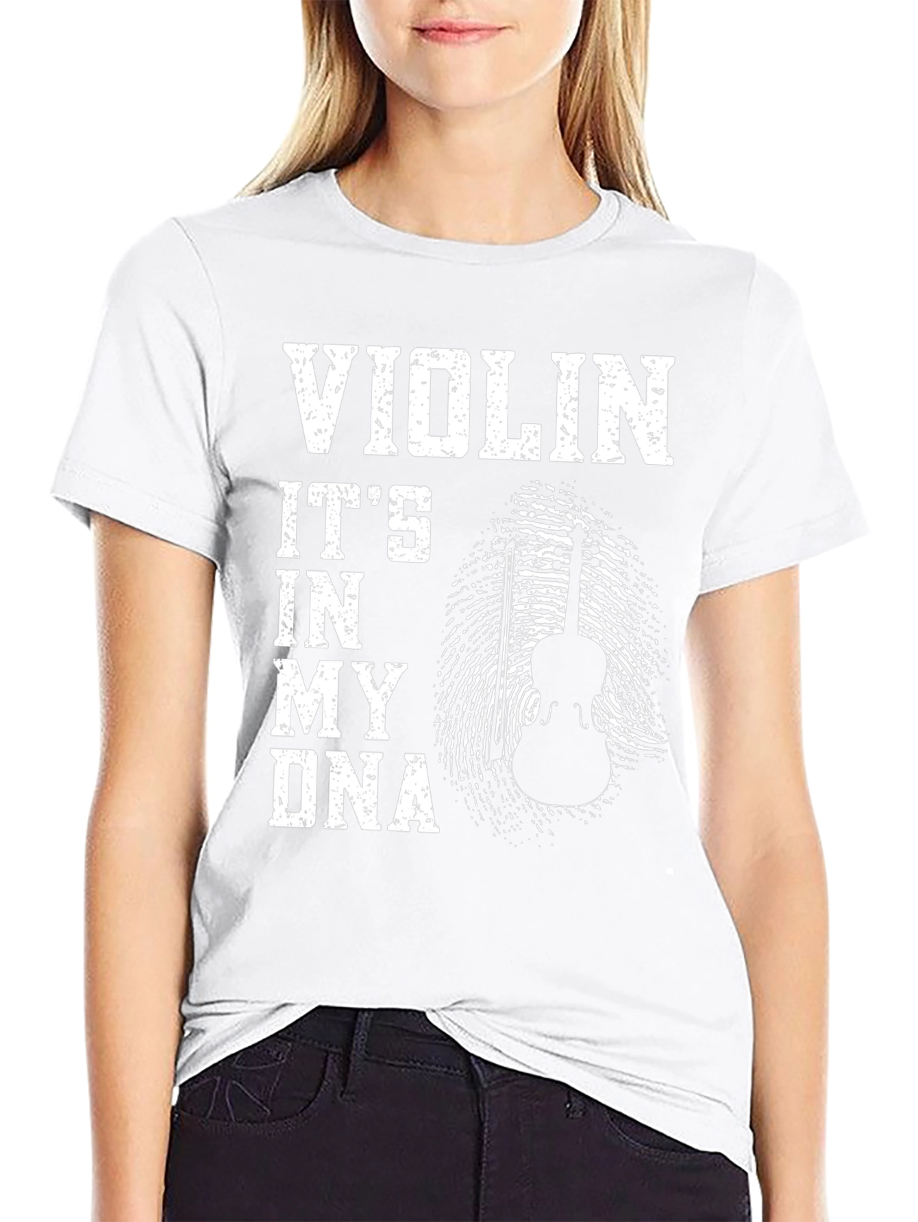 Violin DNA T-Shirt Musician Tee