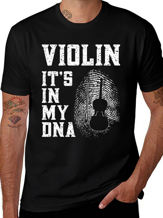 Violin DNA T-Shirt Musician Tee