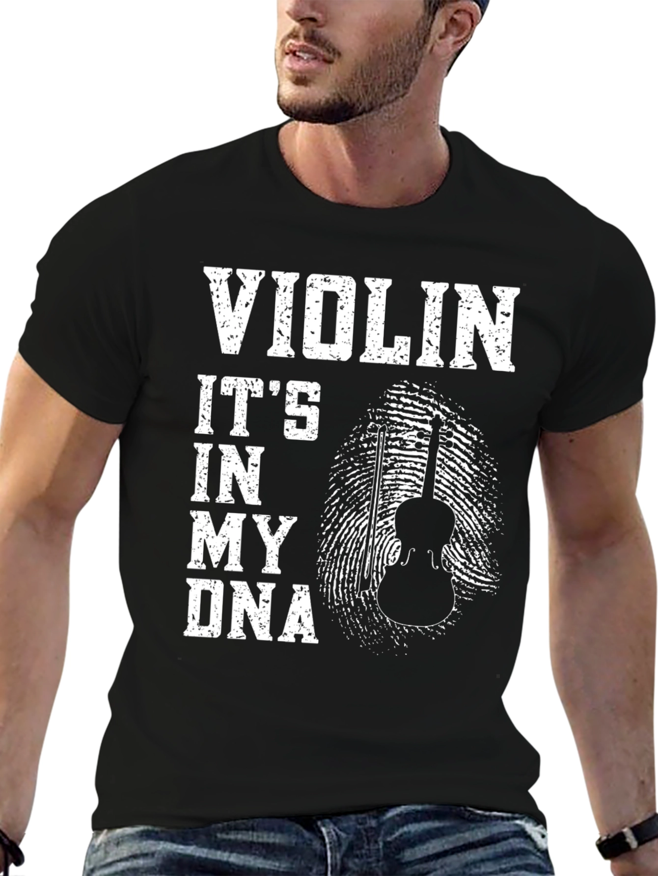 Violin DNA T-Shirt Musician Tee
