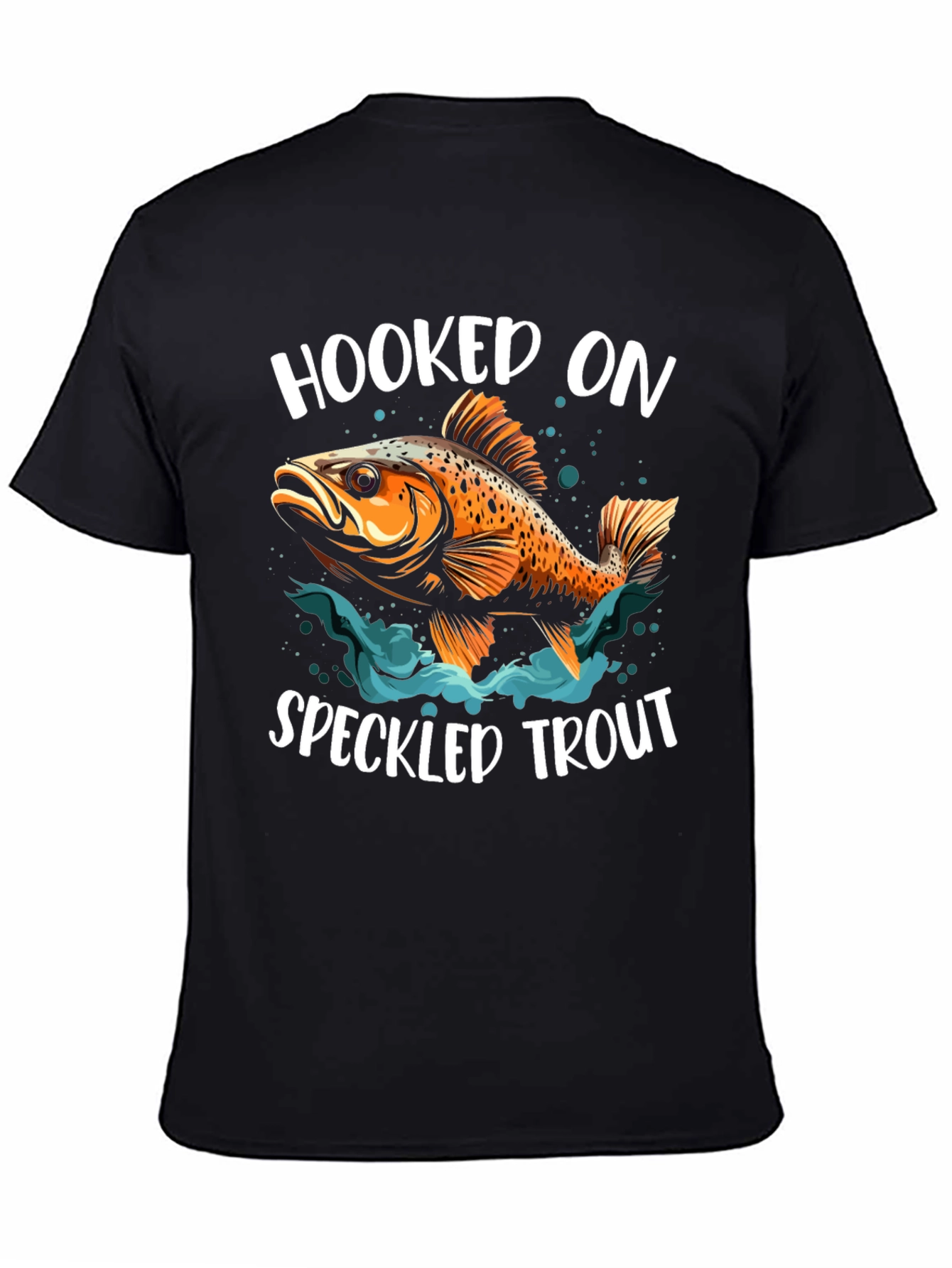 Hooked on Speckled Trout Graphic Tee