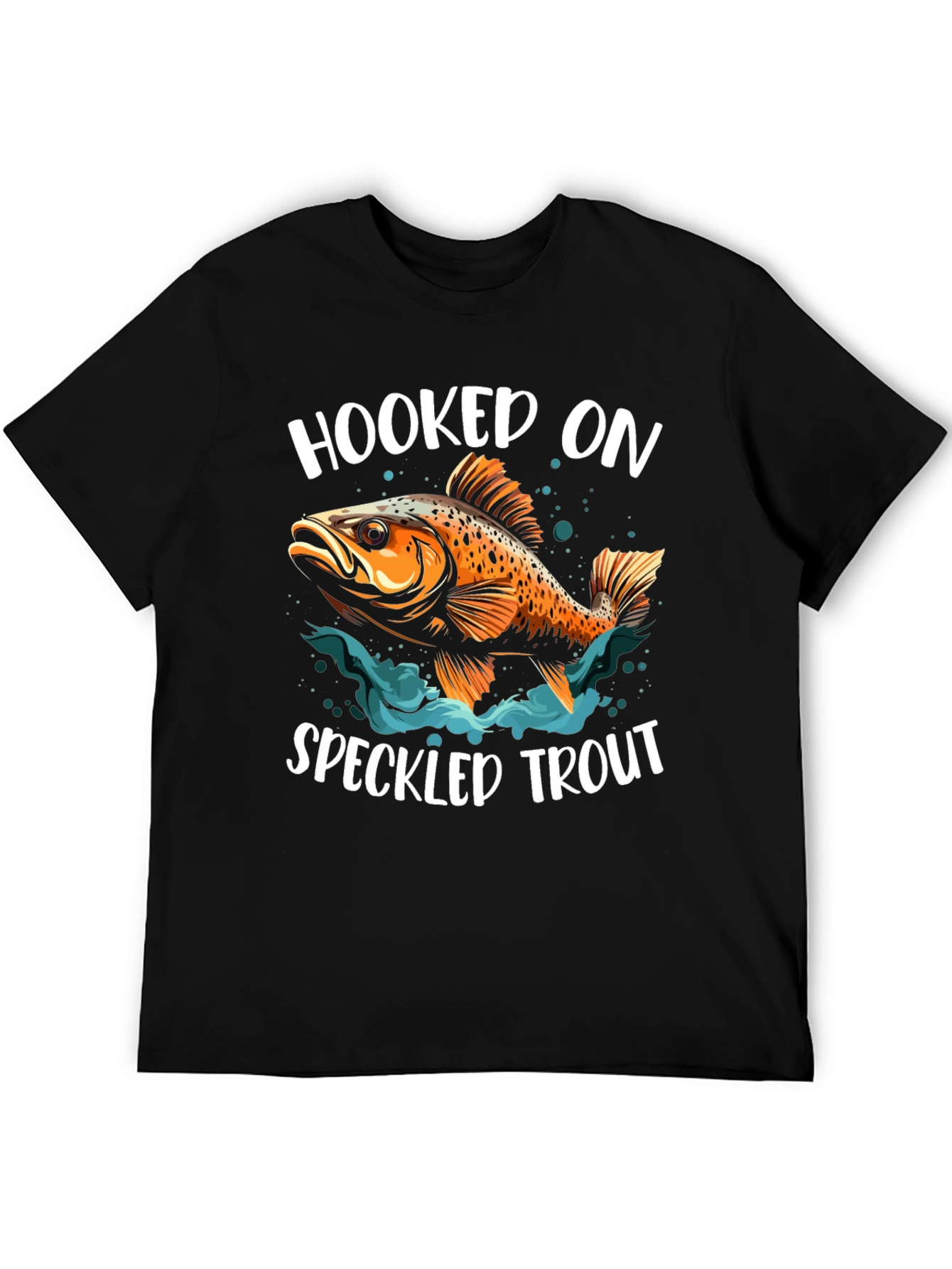 Hooked on Speckled Trout Graphic Tee