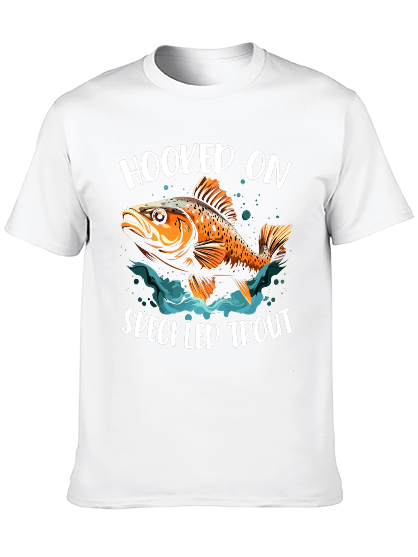 Hooked on Speckled Trout Graphic Tee