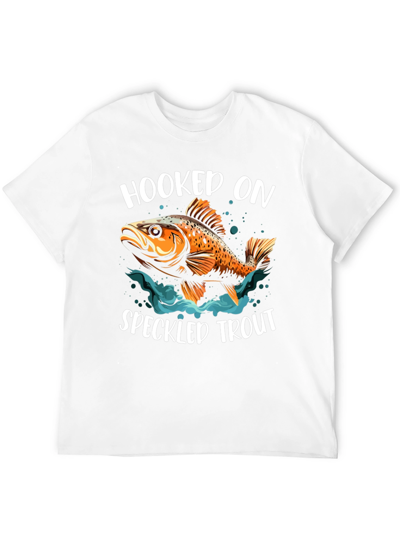 Hooked on Speckled Trout Graphic Tee