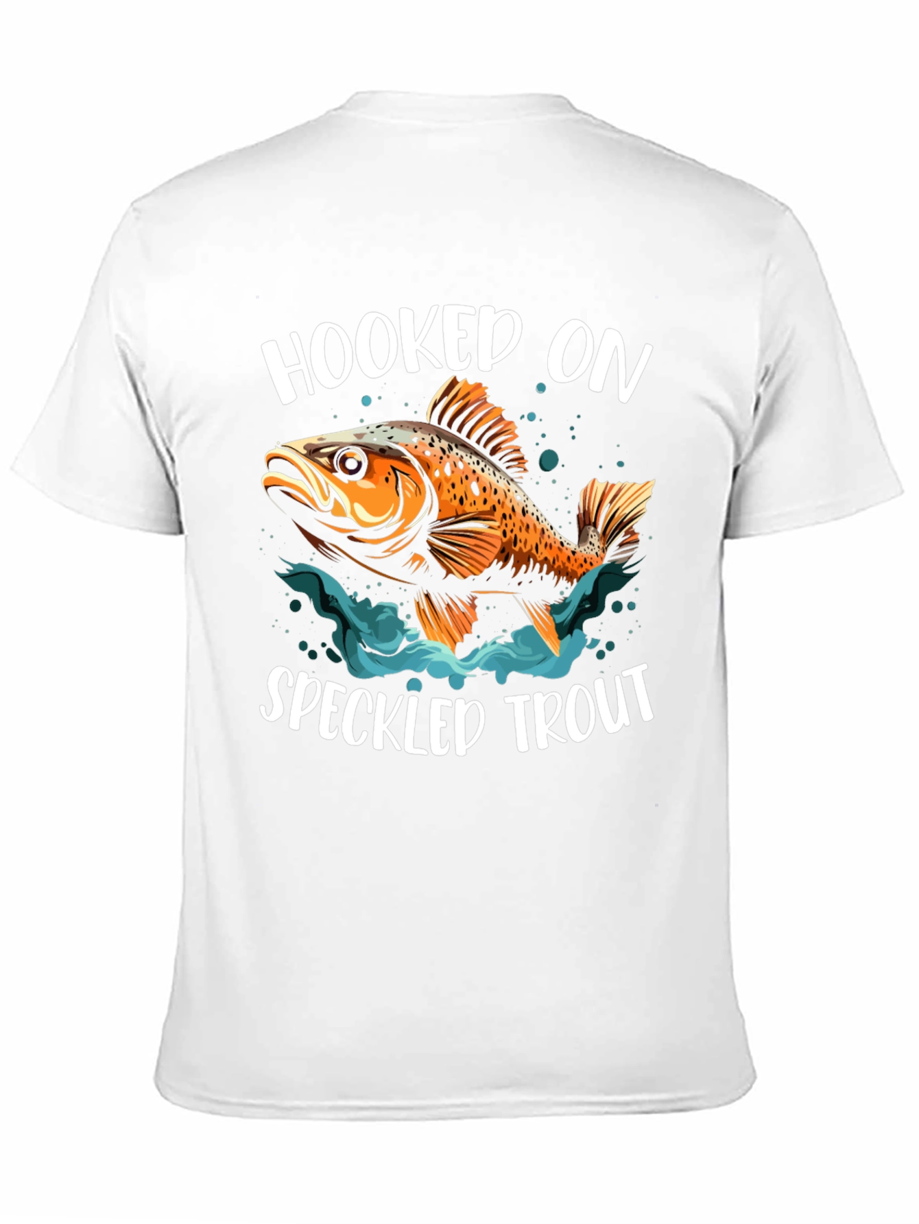 Hooked on Speckled Trout Graphic Tee