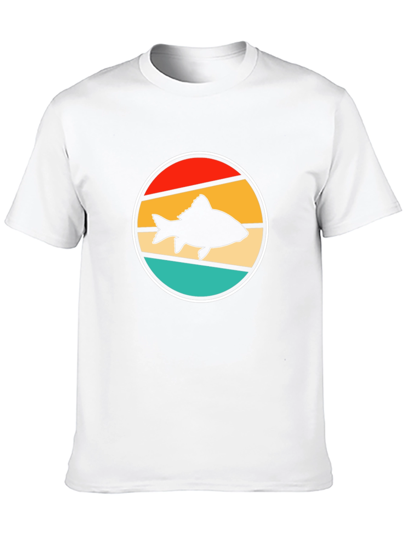 Retro Fish T-Shirt: Black Graphic Tee