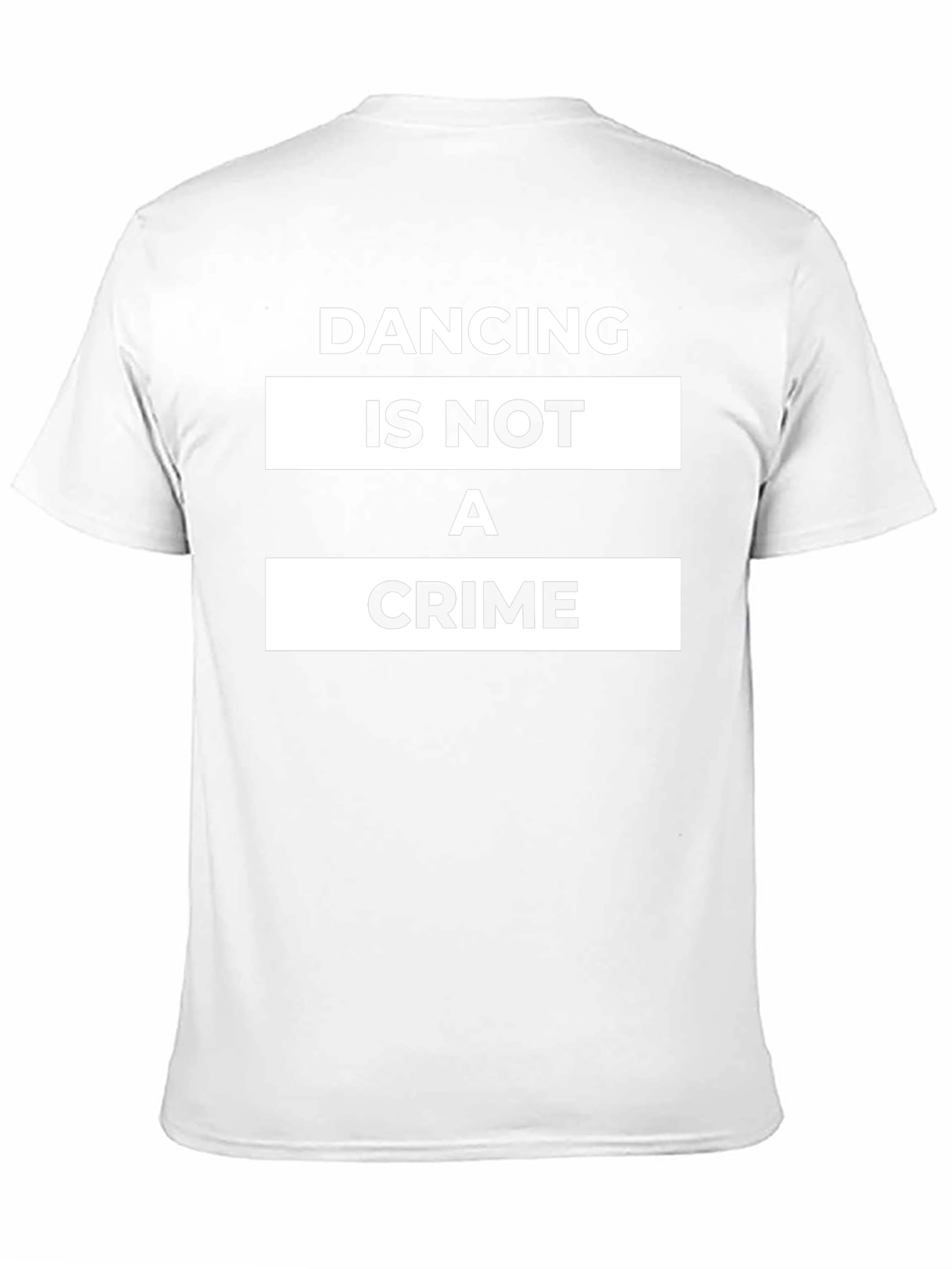 Dancing Is Not A Crime Black T-Shirt