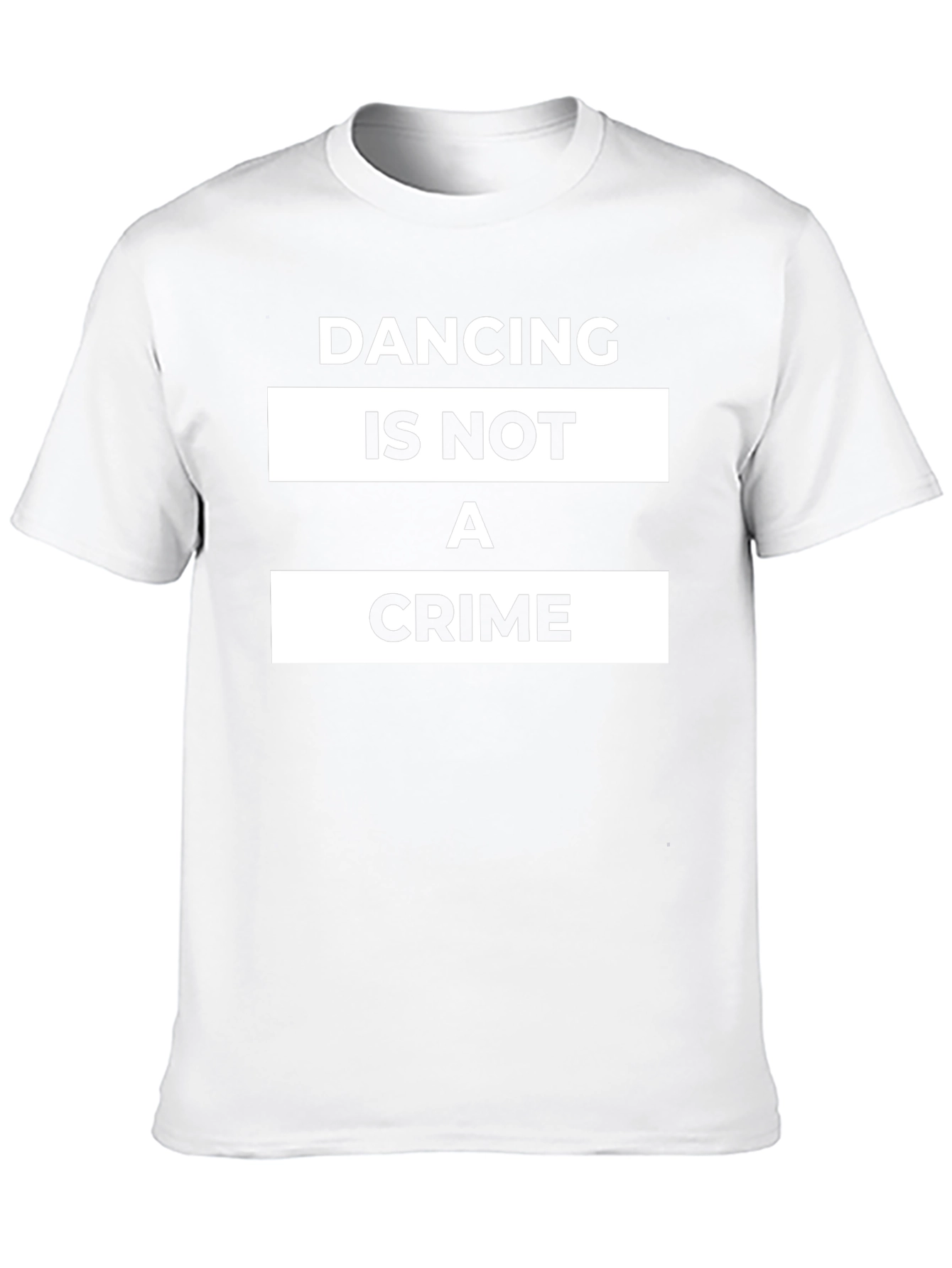 Dancing Is Not A Crime Black T-Shirt