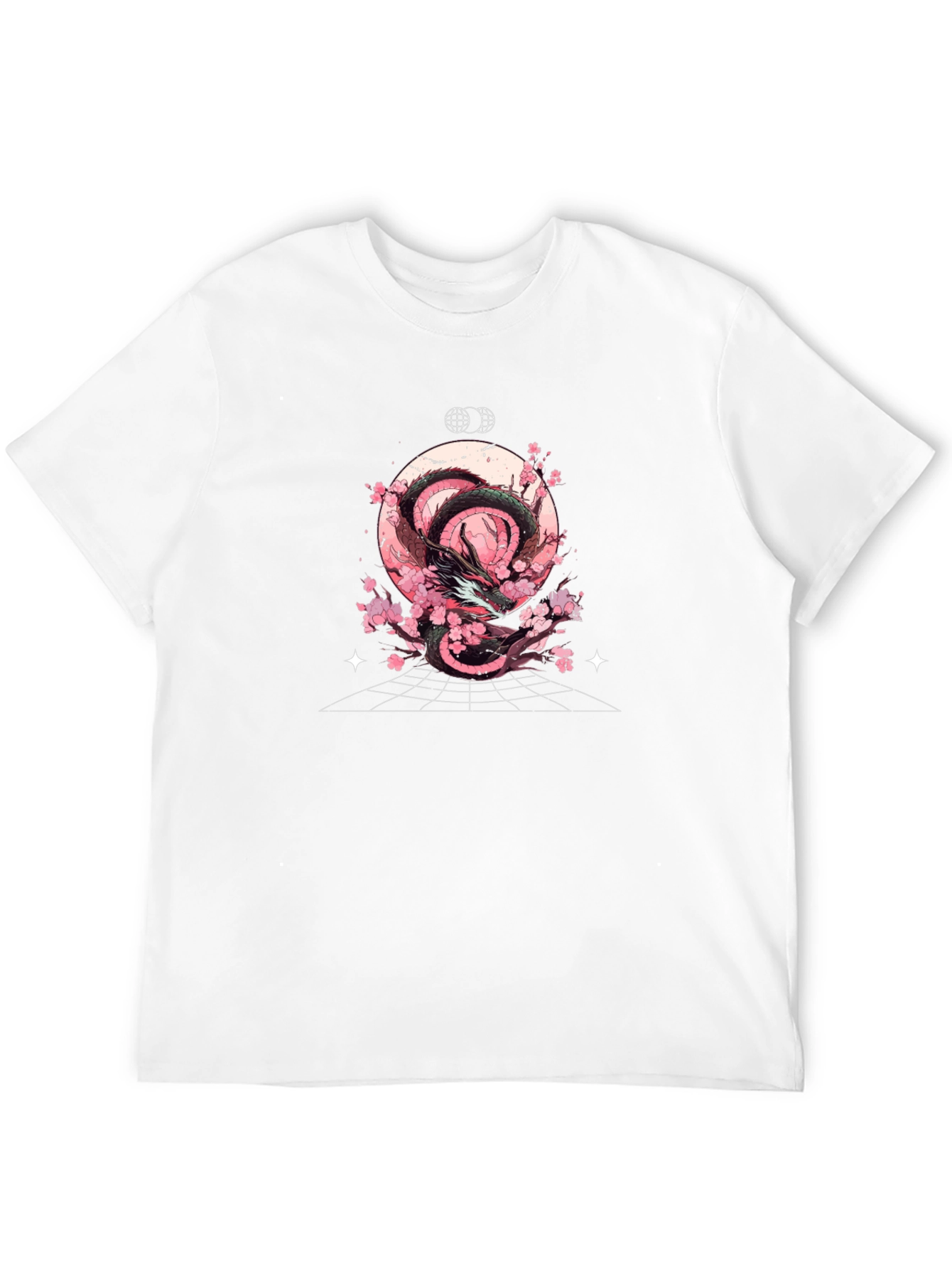 Dragon & Cherry Blossom T-Shirt - Graphic Tee