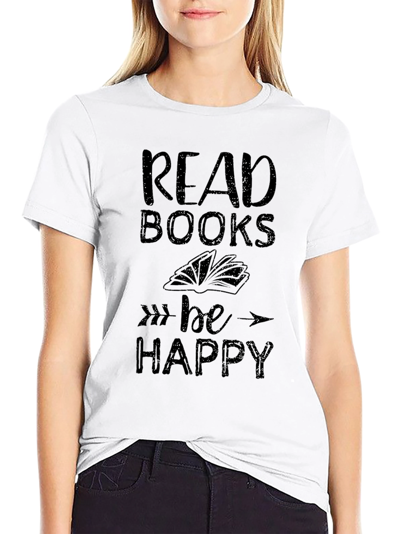 Read Books Be Happy Graphic T-Shirt