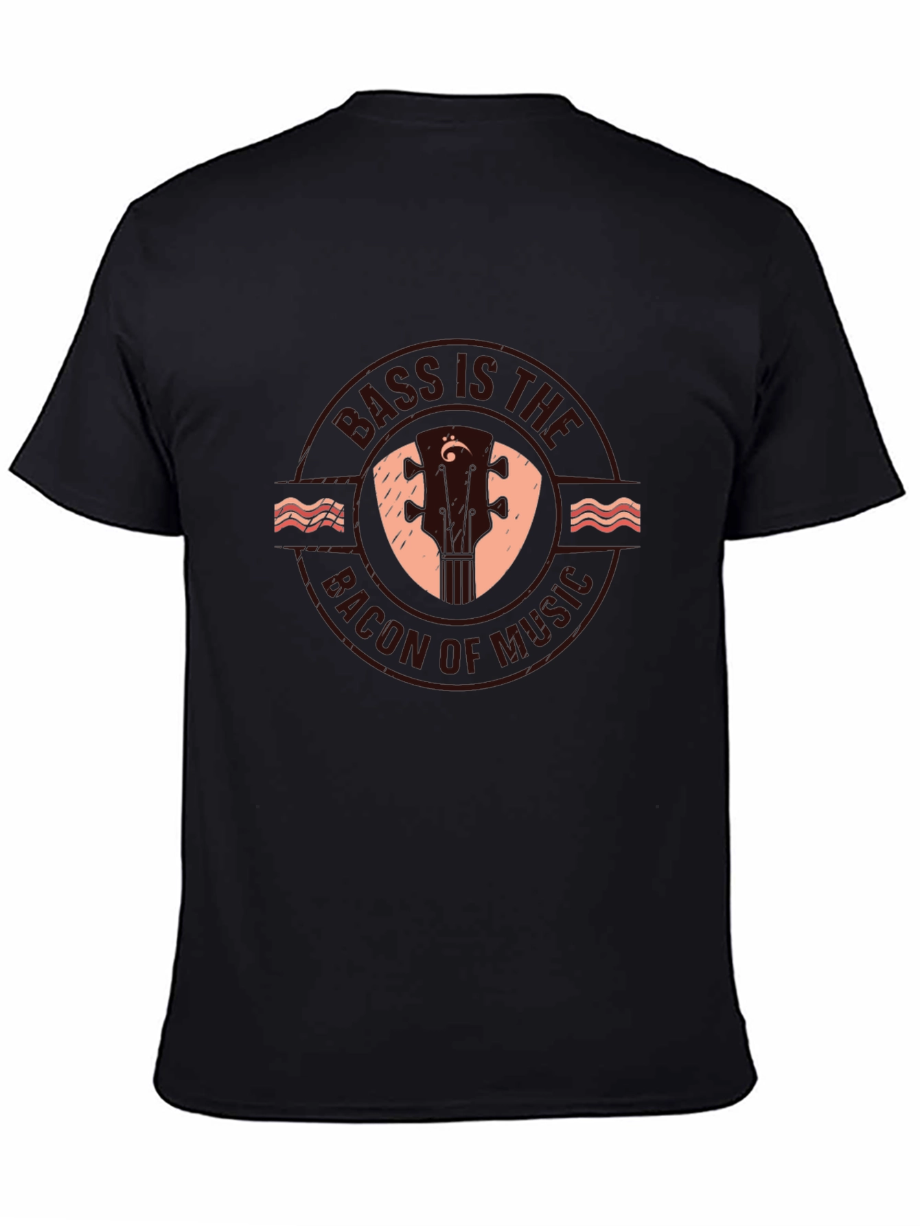 Bass is the Bacon of Music T-Shirt - Black
