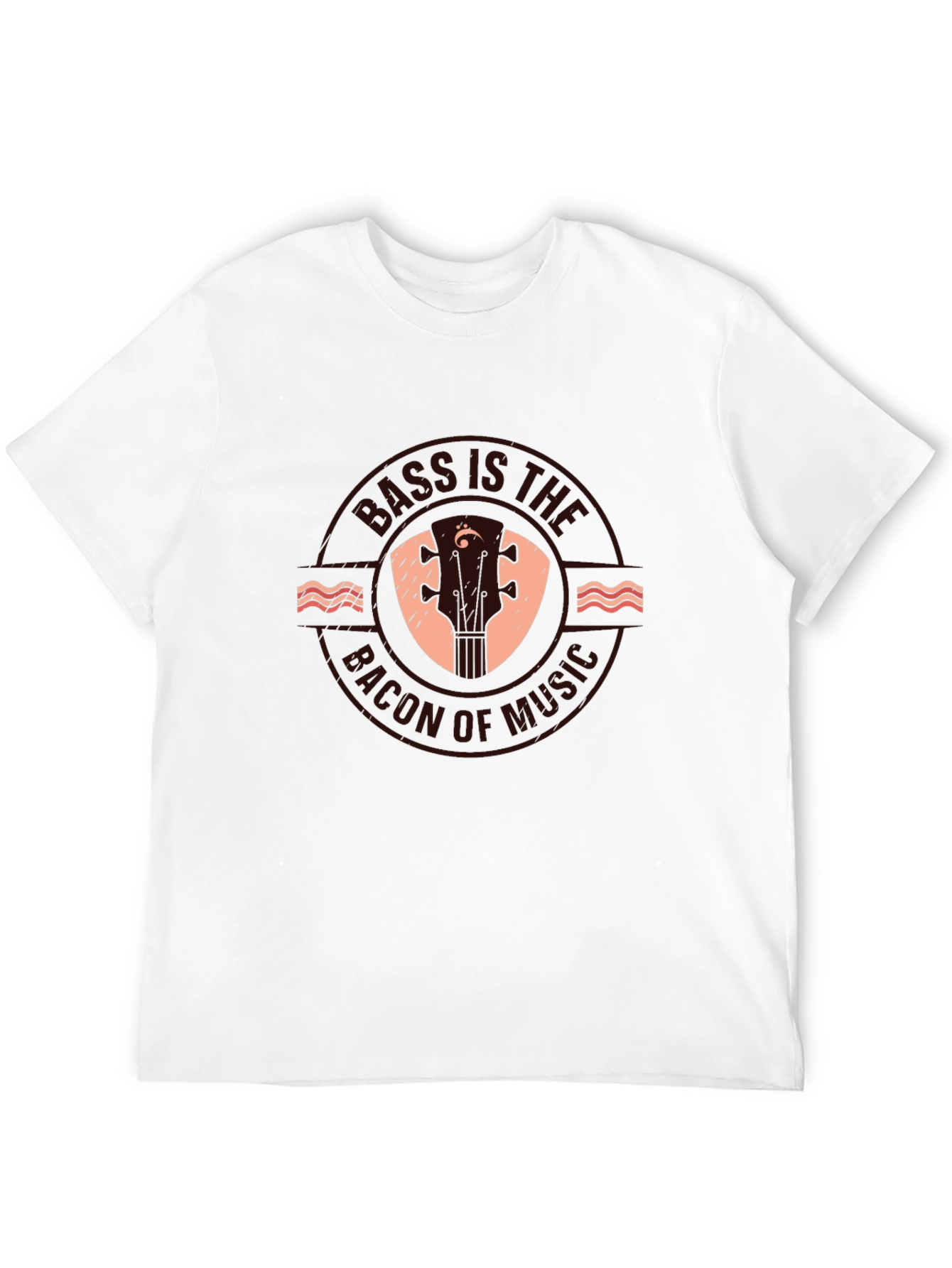 Bass is the Bacon of Music T-Shirt - Black